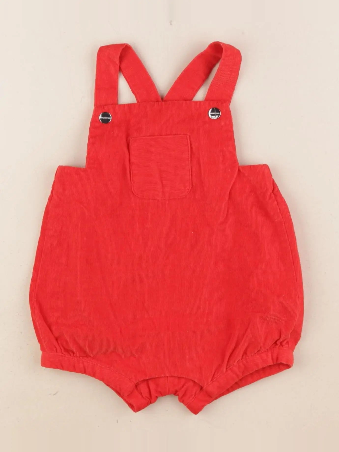 Jacadi - salopette rouge - 6 mois