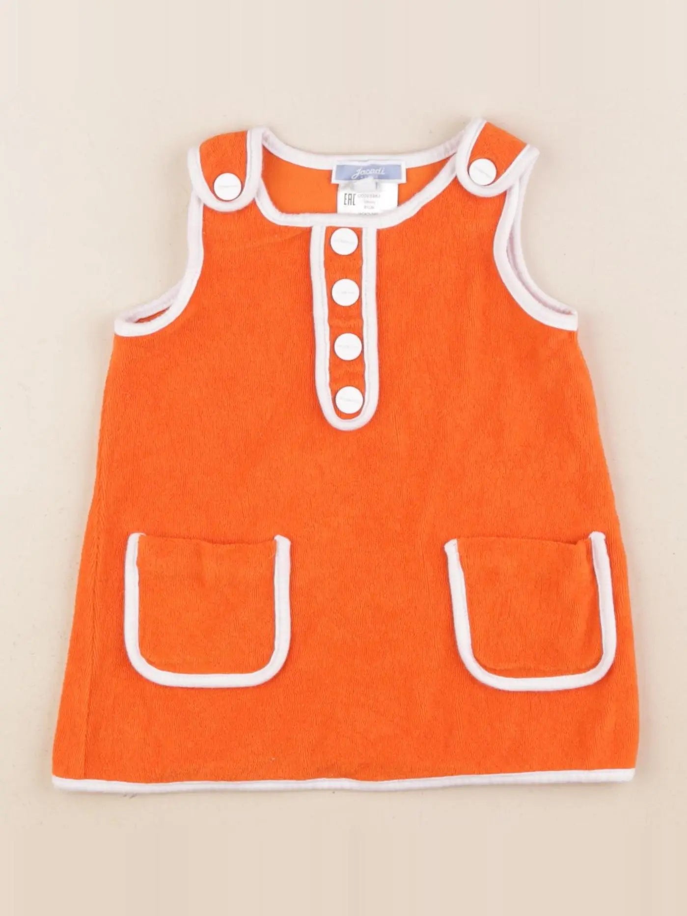 Jacadi - robe orange - 18 mois