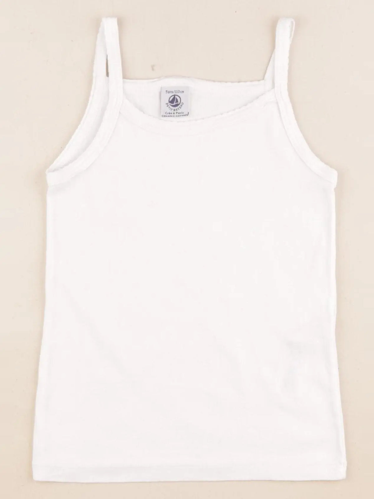 Petit Bateau - maillot de corps blanc - 5 ans