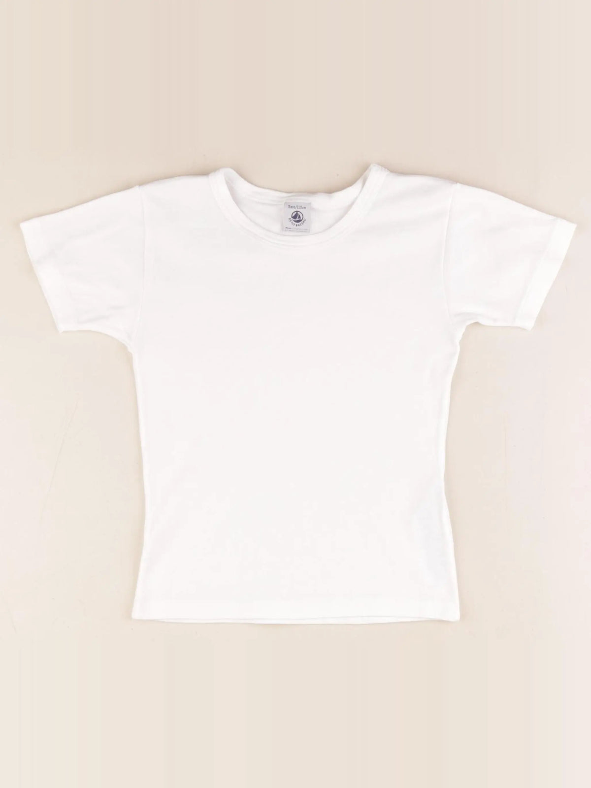 Petit Bateau - tee-shirt blanc - 5 ans