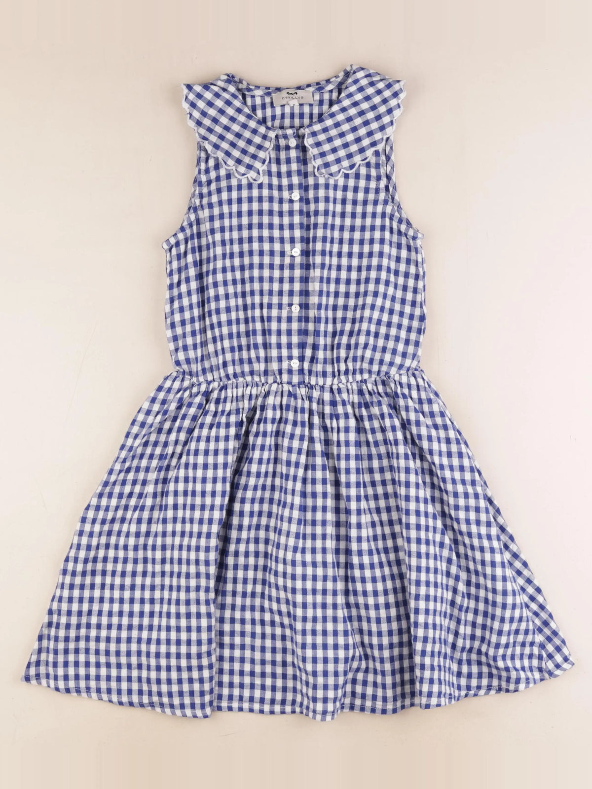 Cyrillus - robe bleu - 8 ans