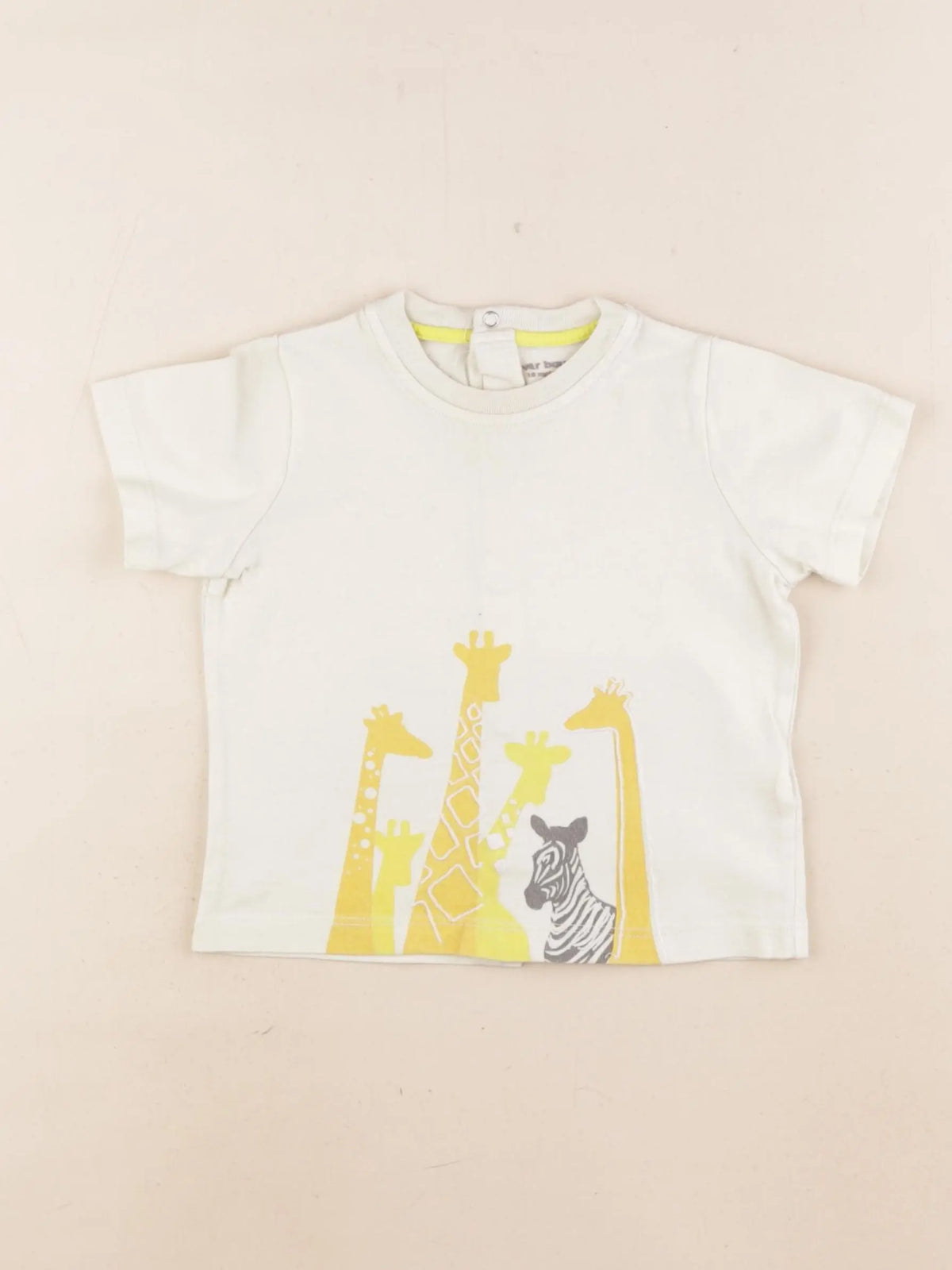 Vertbaudet - tee-shirt jaune - 18 mois