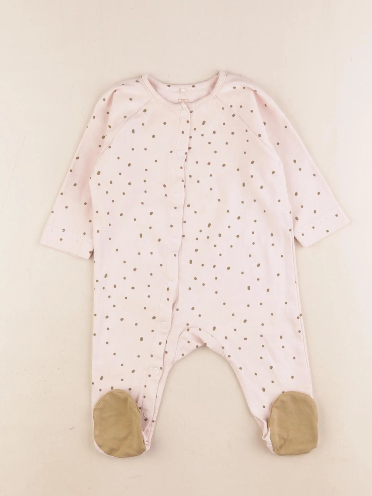 Lassig - pyjama coton rose - 3/6 mois