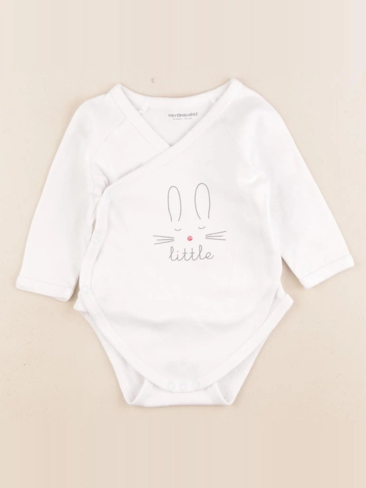 Vertbaudet - body blanc - 9 mois