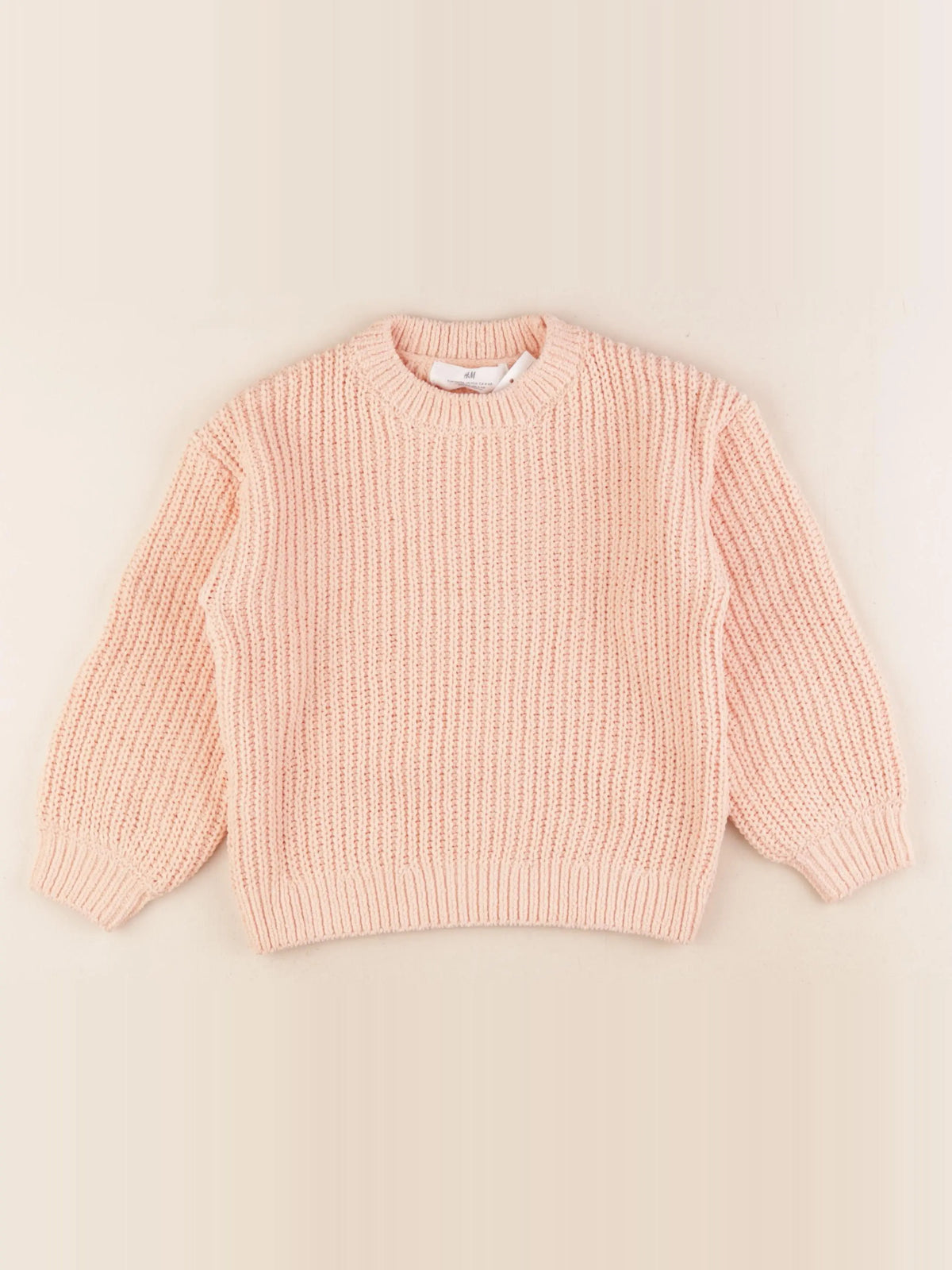 H&M - pull rose - 5/6 ans
