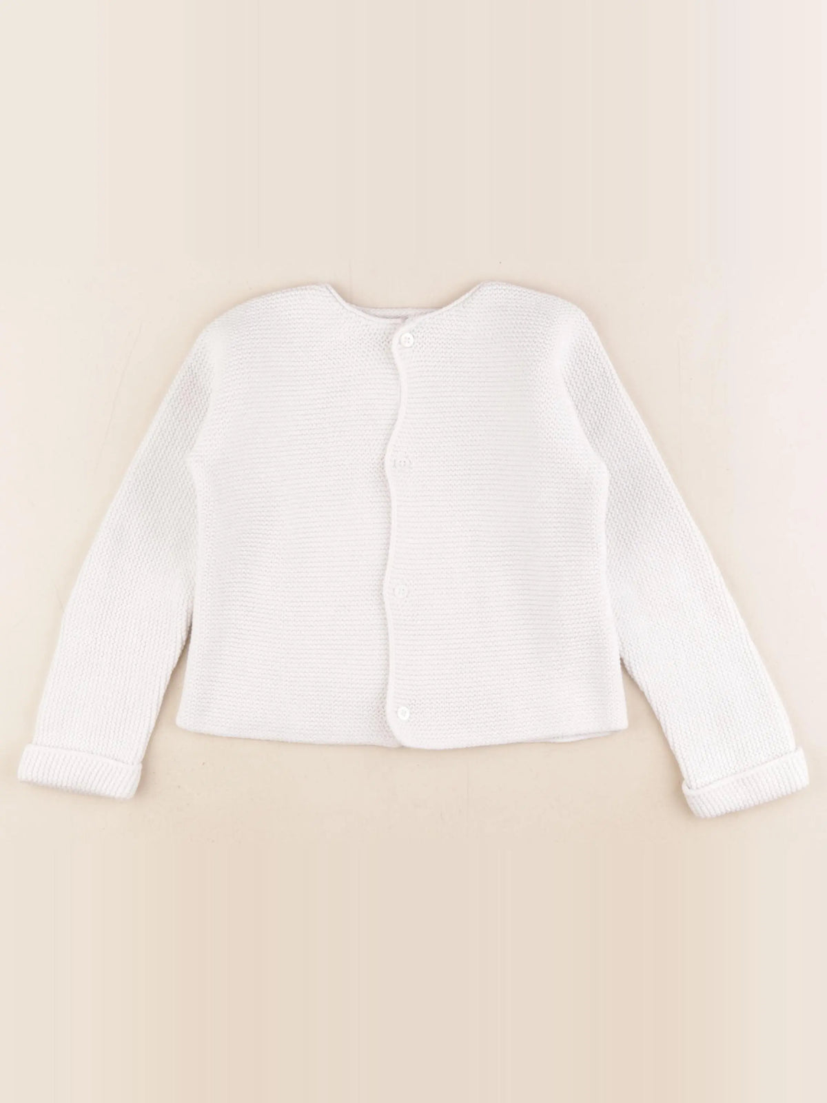 Cyrillus - gilet blanc - 36 mois
