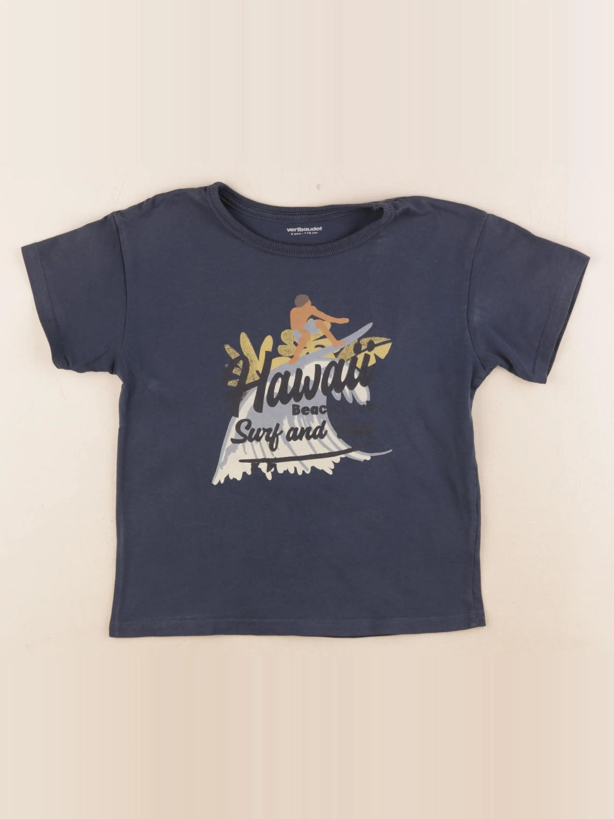 Vertbaudet - tee-shirt multicolore - 6 ans