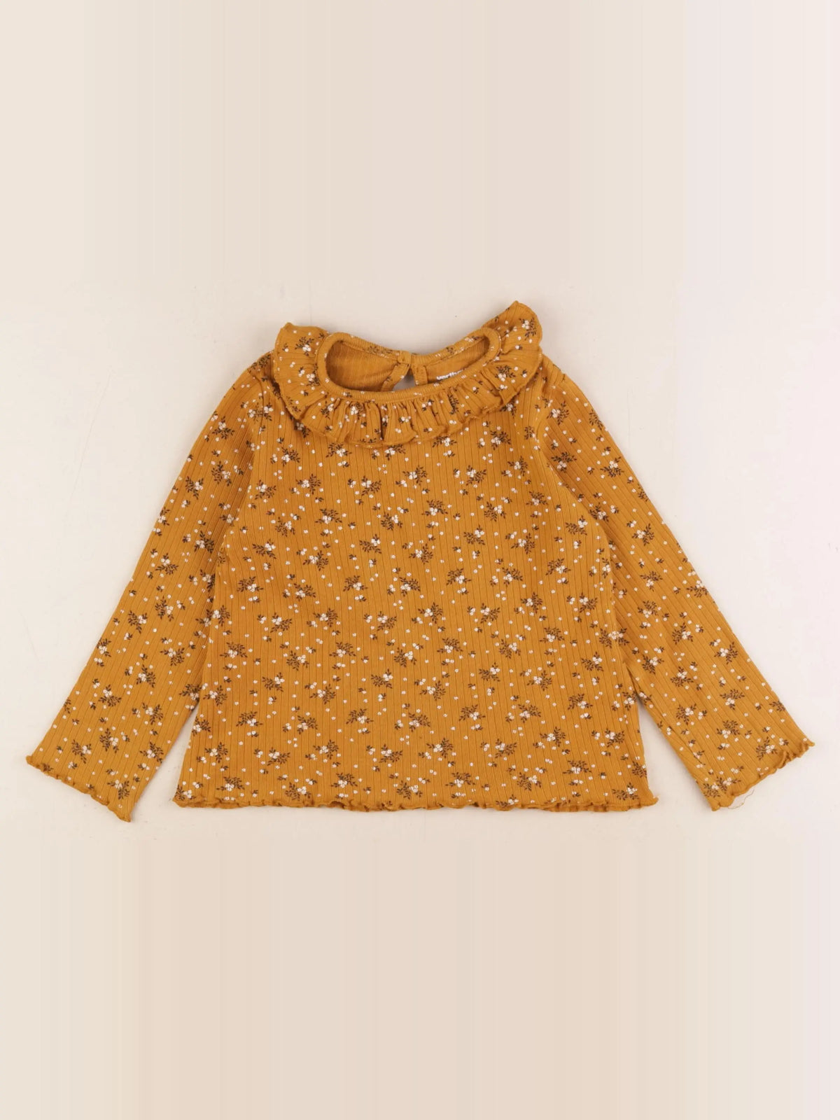 Vertbaudet - tee-shirt jaune - 4 ans