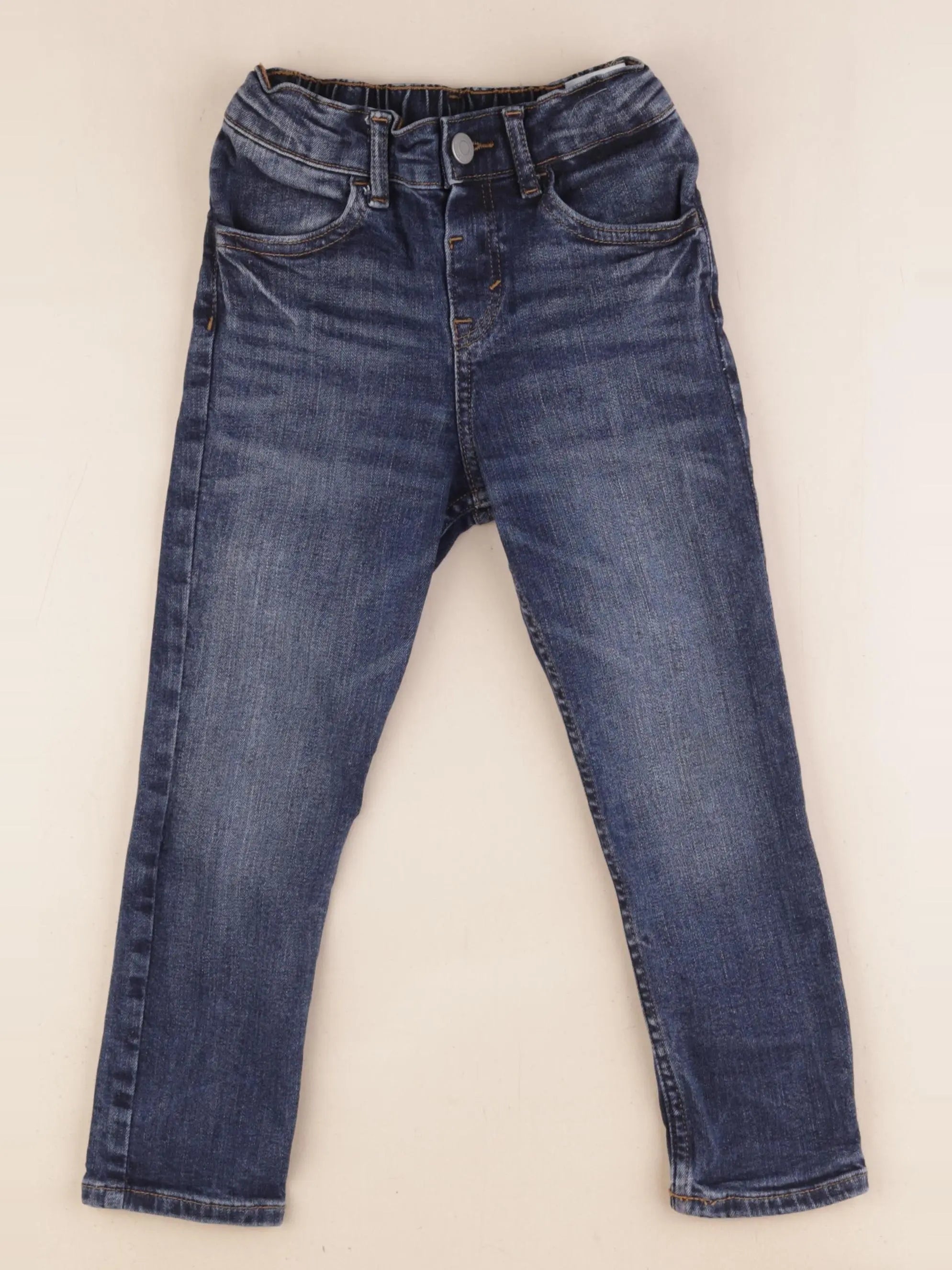 H&M - jean bleu - 3/4 ans