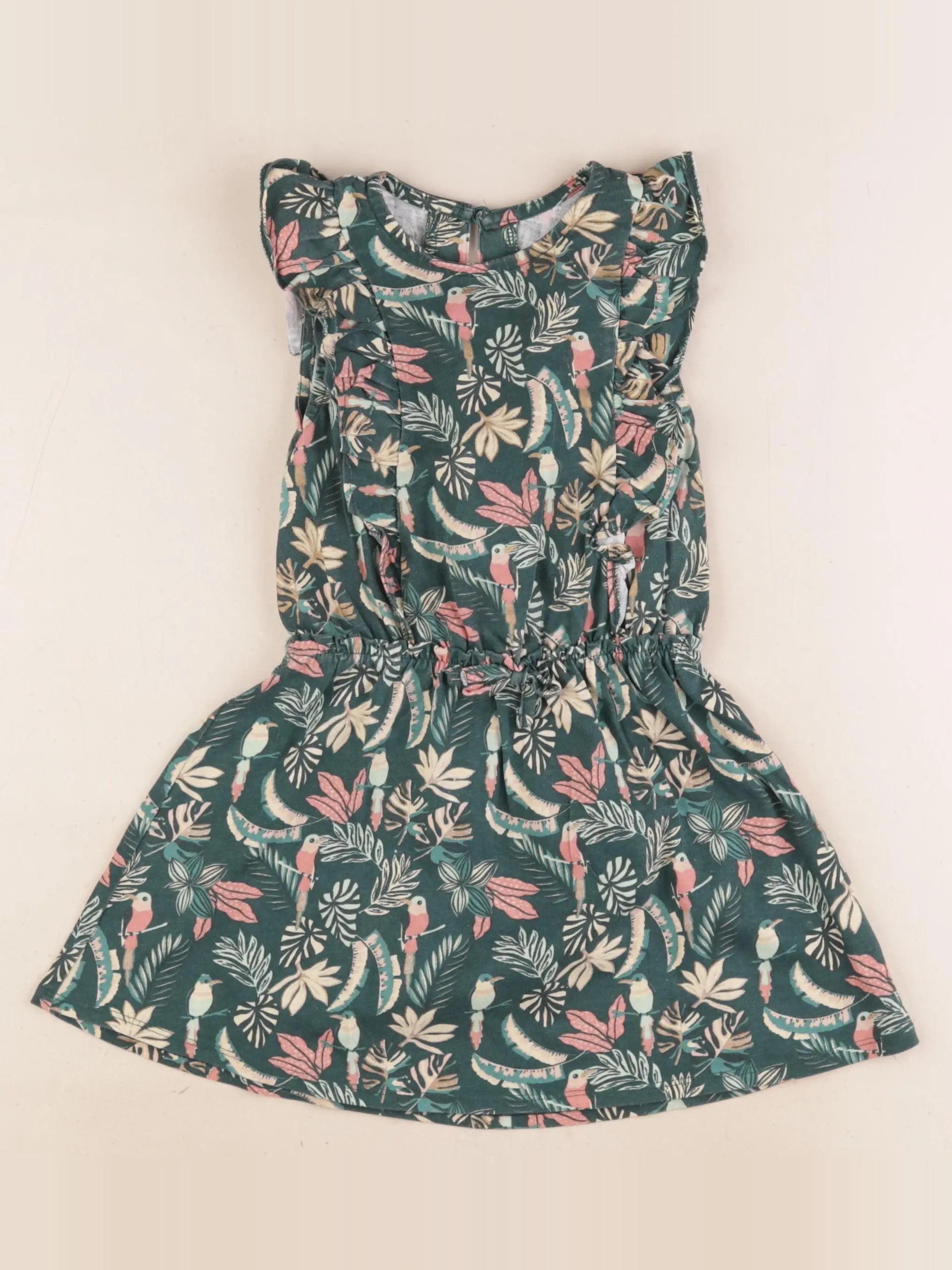 Vertbaudet - robe multicolore - 4 ans