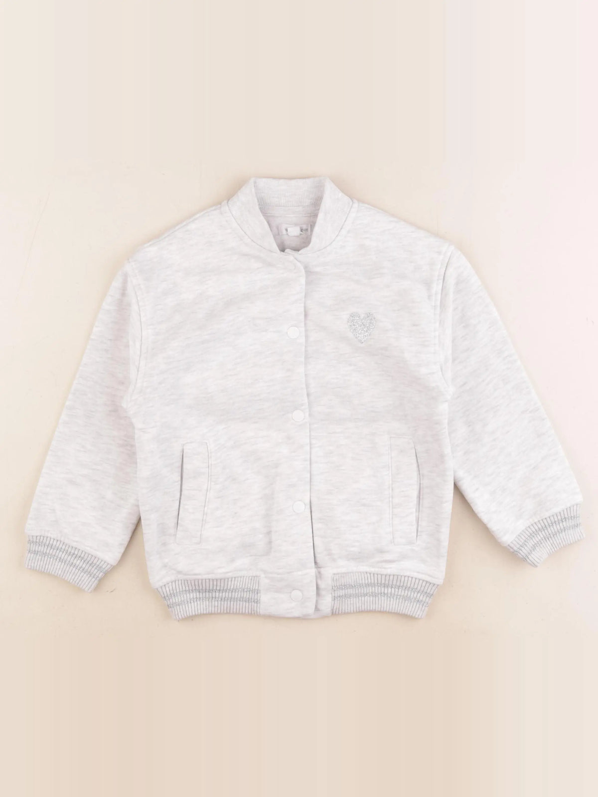 Vertbaudet - sweat gris - 5 ans
