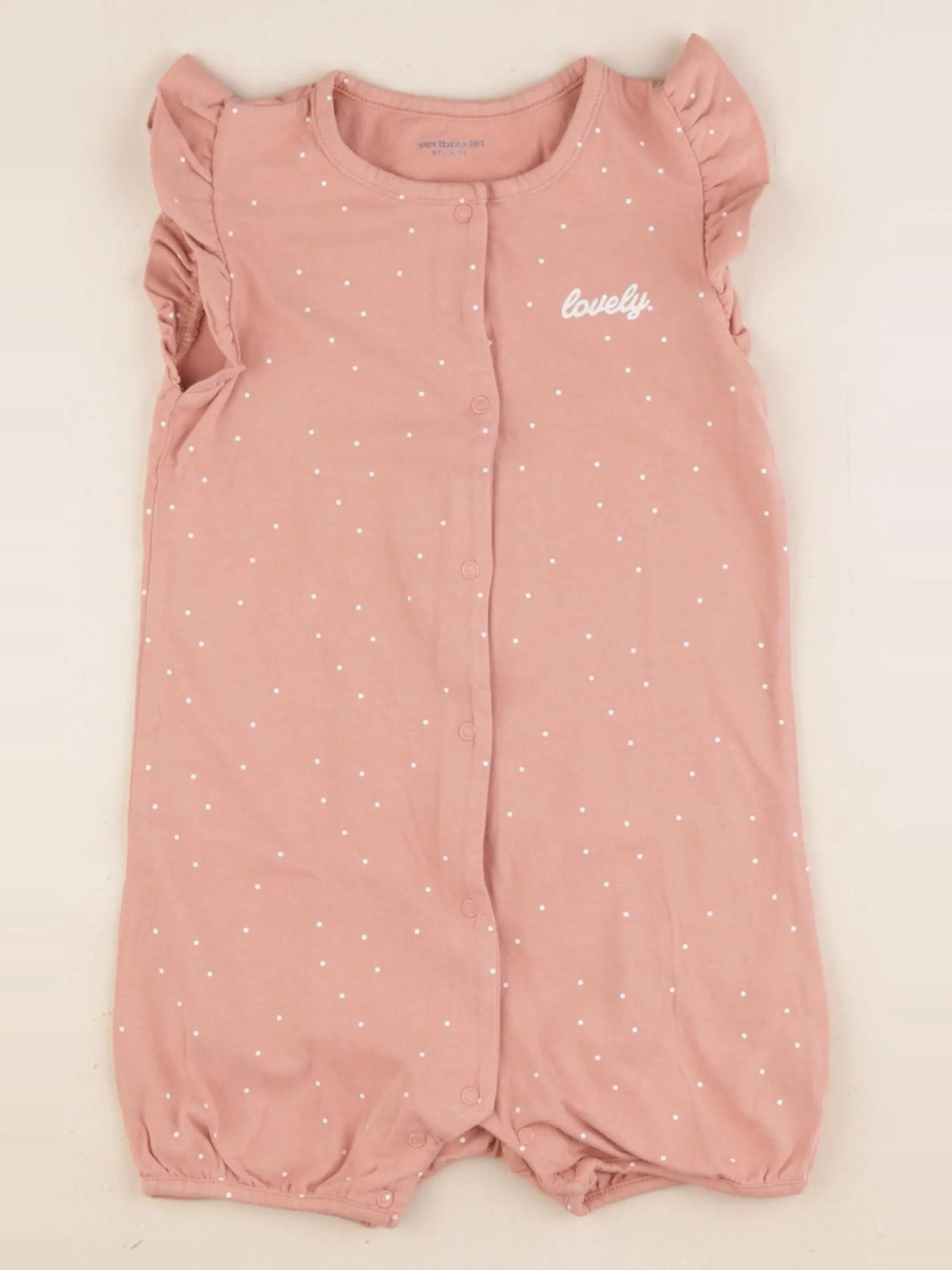 Vertbaudet - pyjama coton rose - 3 ans