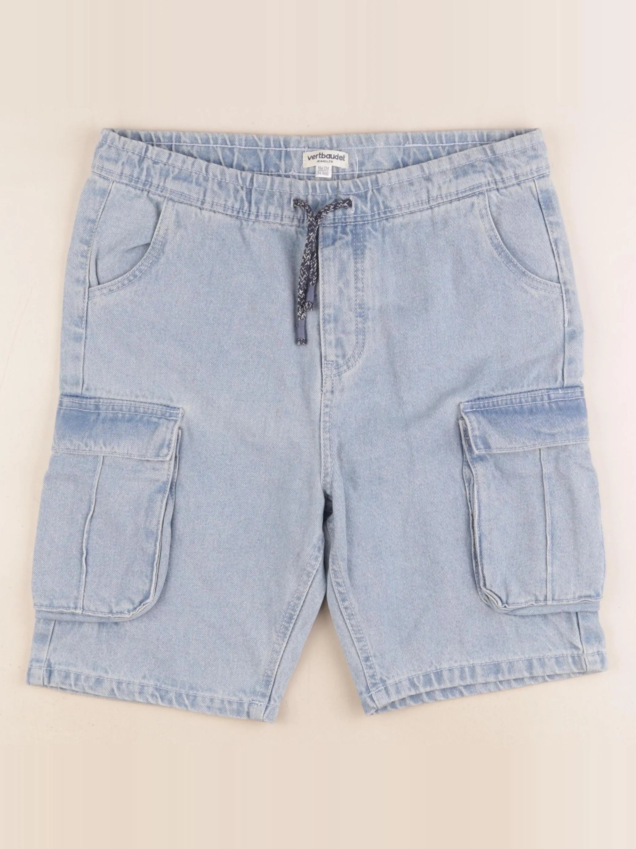 Vertbaudet - short bleu - 14 ans