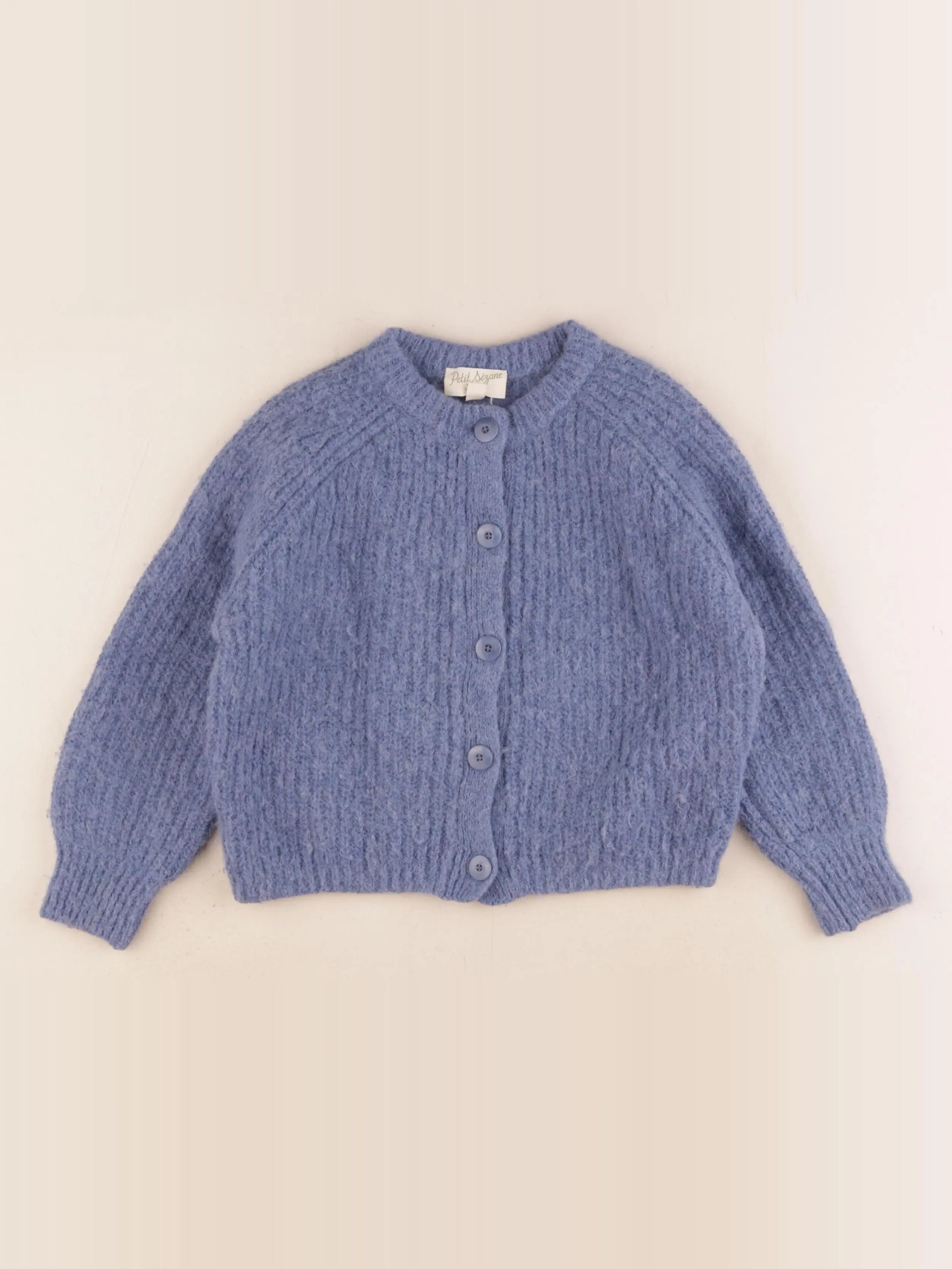 Petit Sézane - gilet bleu - 6 ans