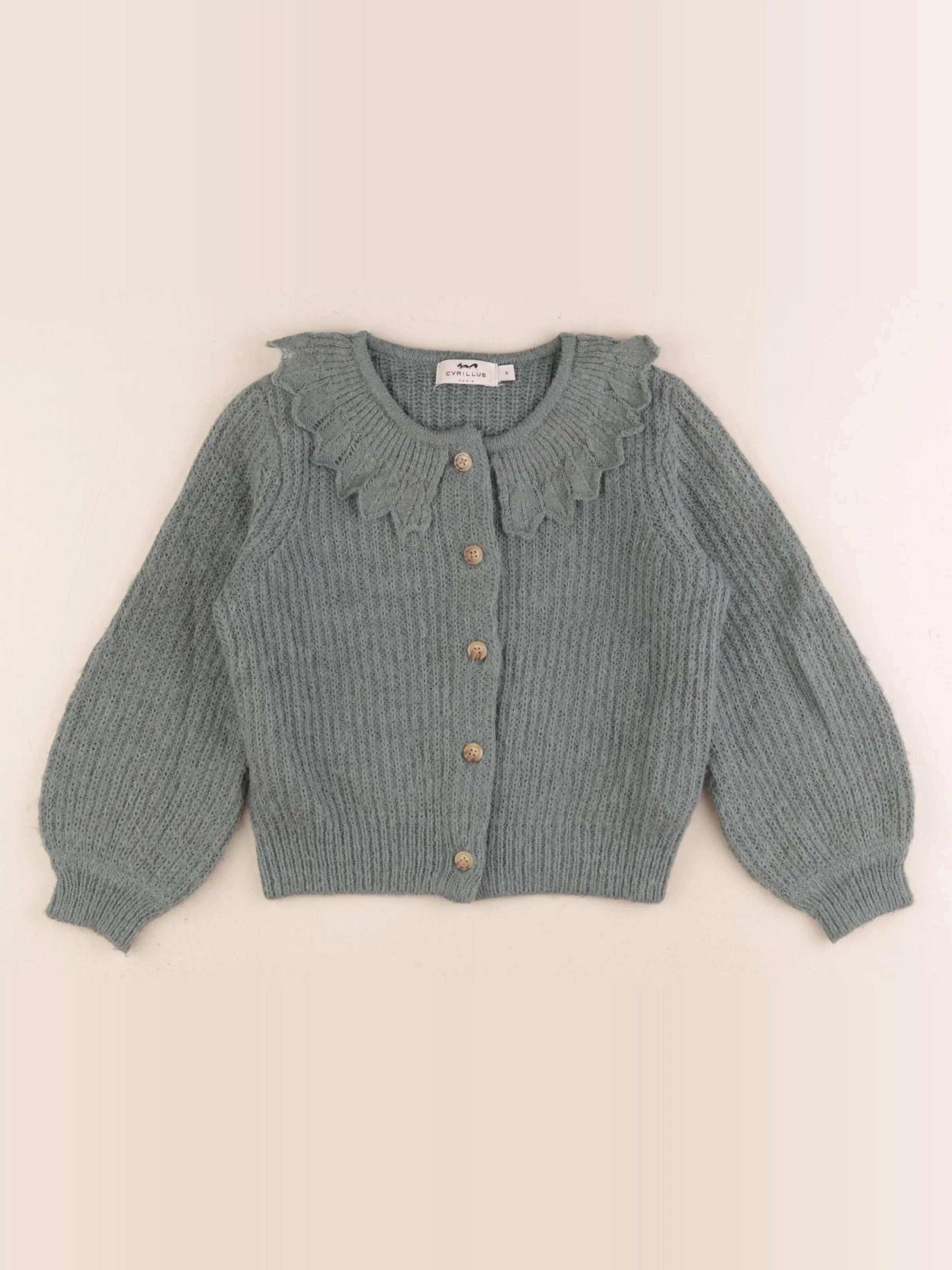 Cyrillus - gilet vert - 4 ans