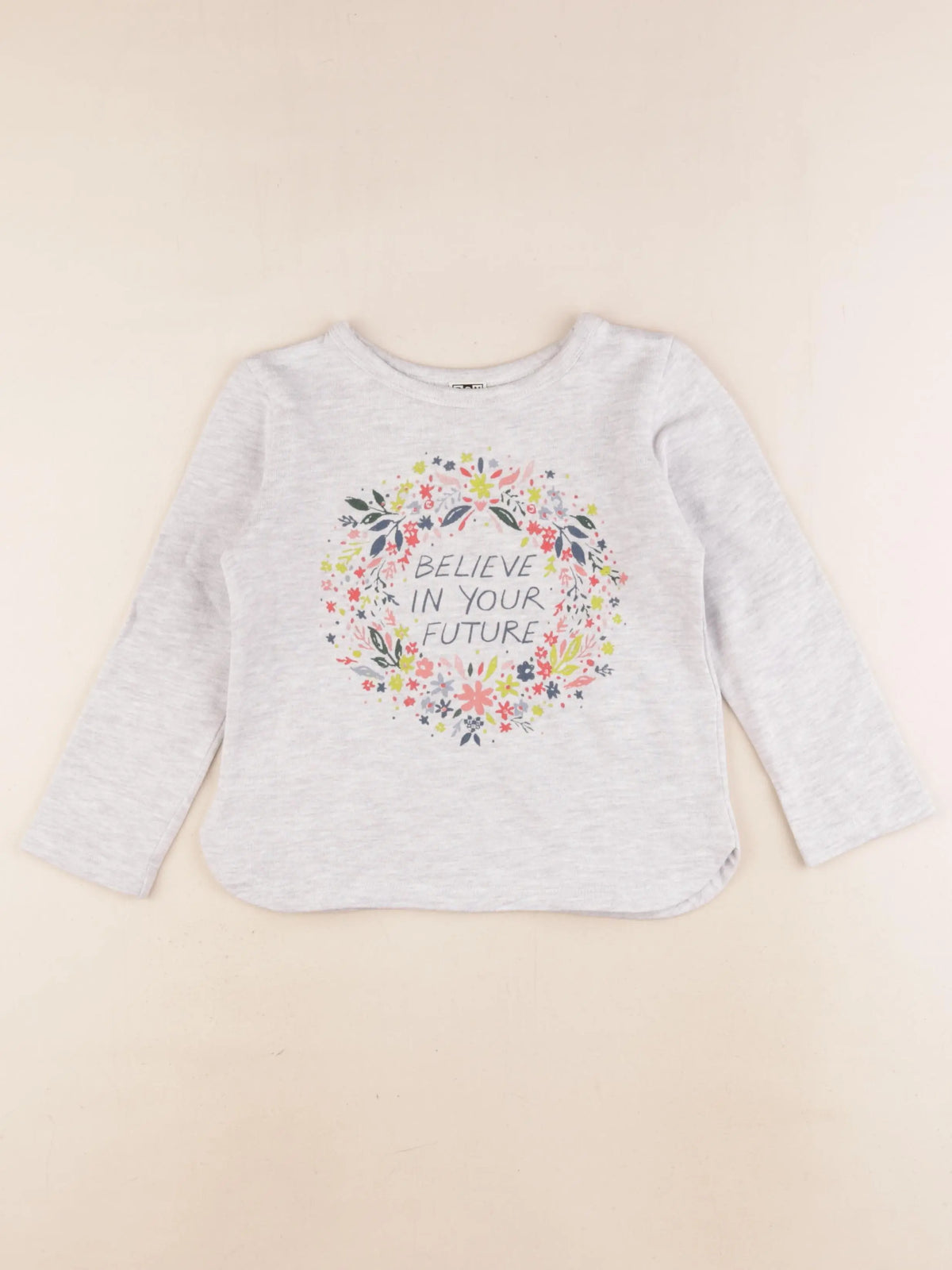 Bonton - sweat gris - 4 ans