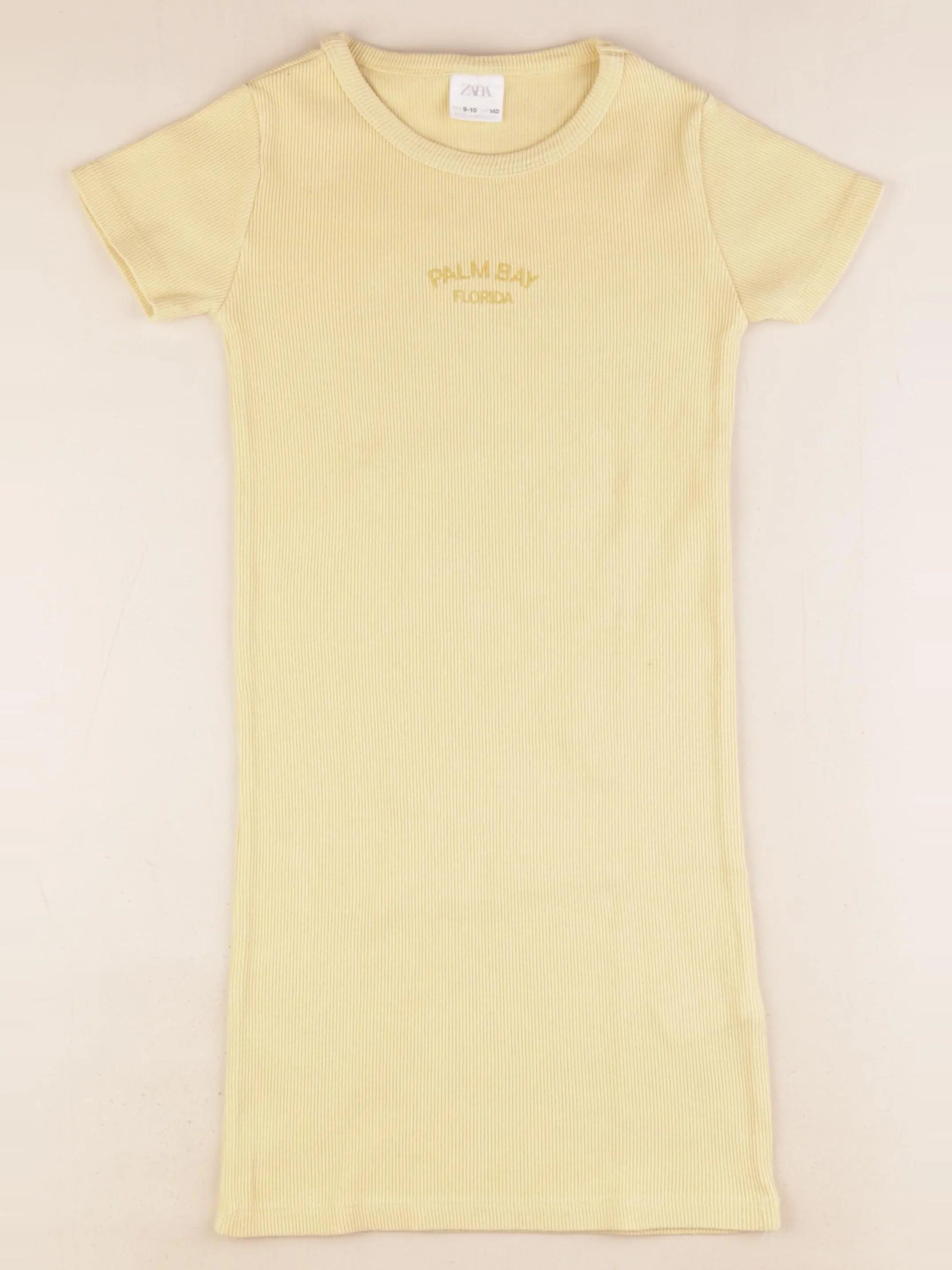 Zara - robe jaune - 9/10 ans