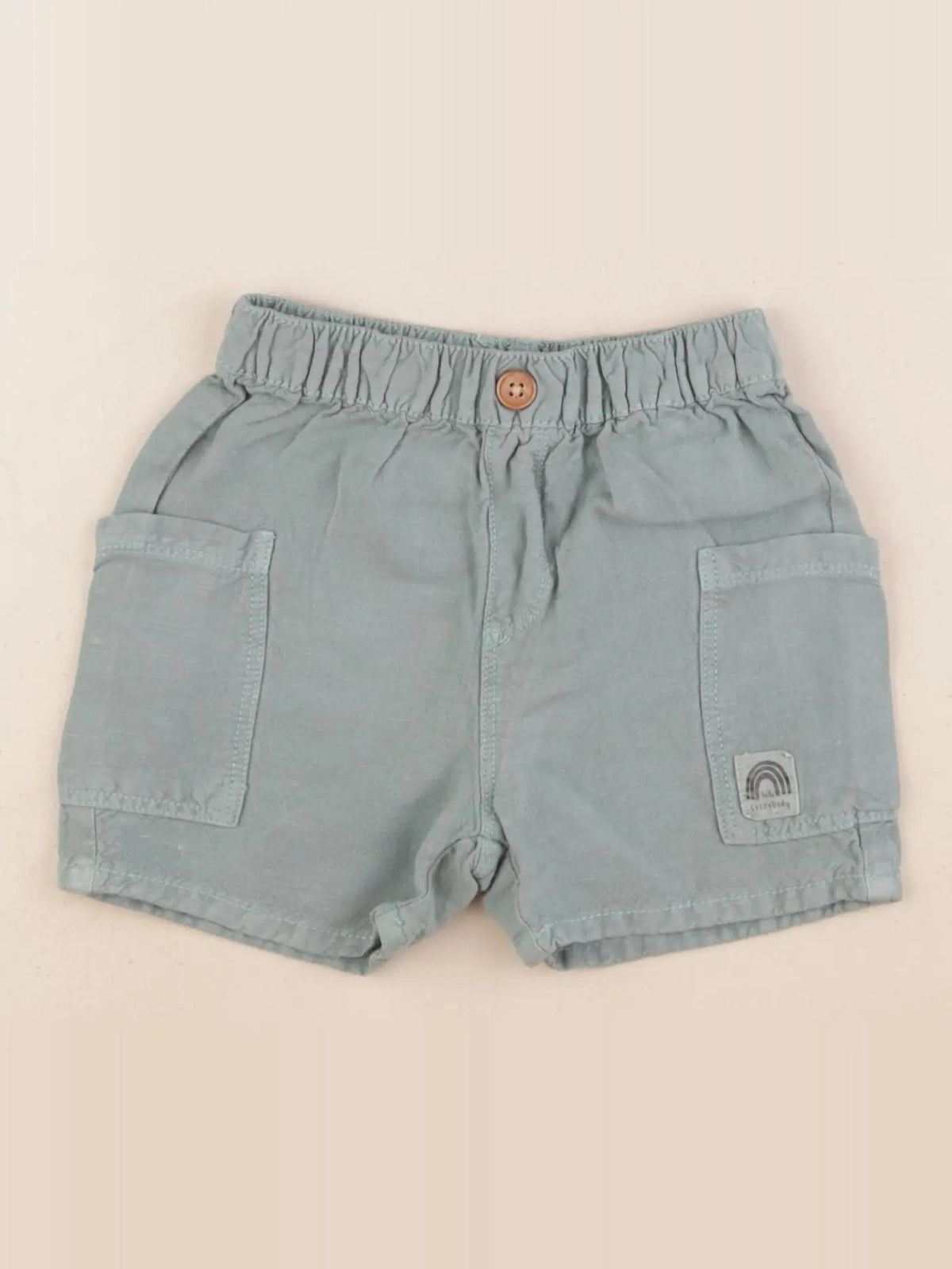 Zara - short vert - 12/18 mois