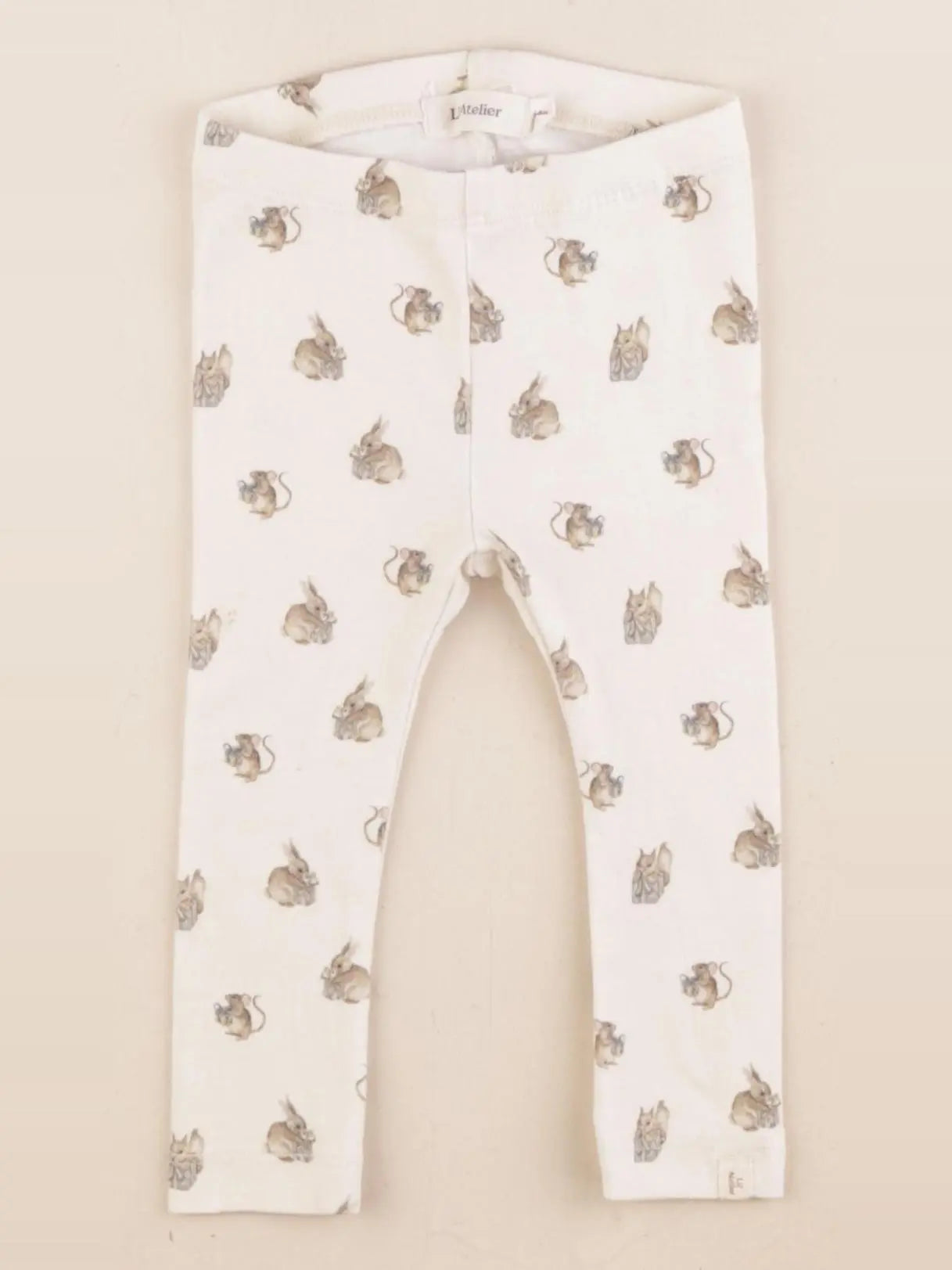 Lil'Atelier - legging beige - 4/6 mois