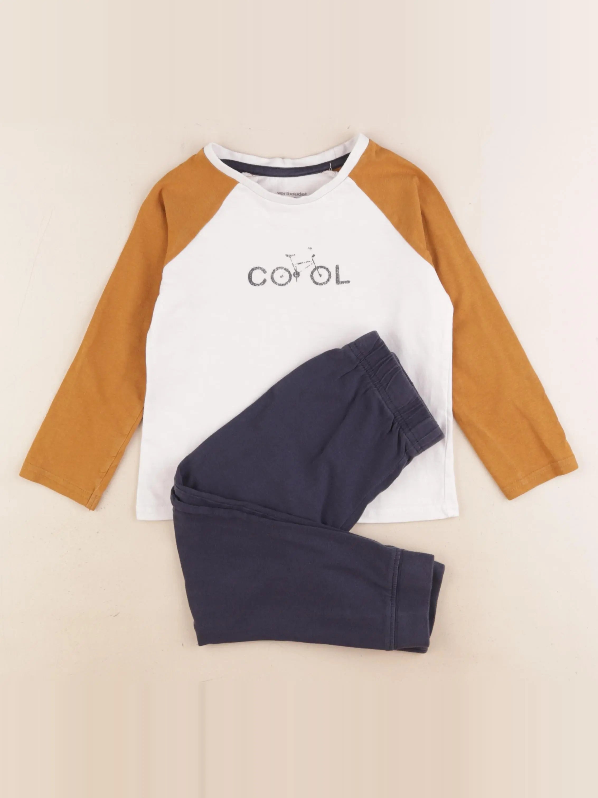 Vertbaudet - pyjama coton multicolore - 4 ans