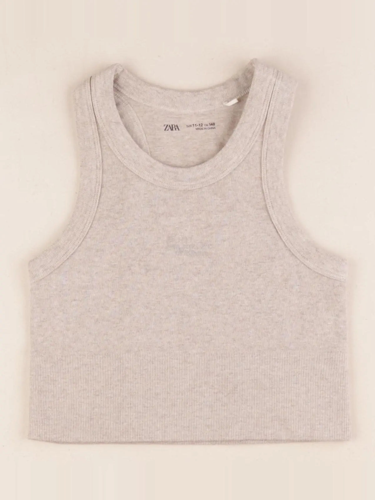 Zara - débardeur beige - 11/12 ans