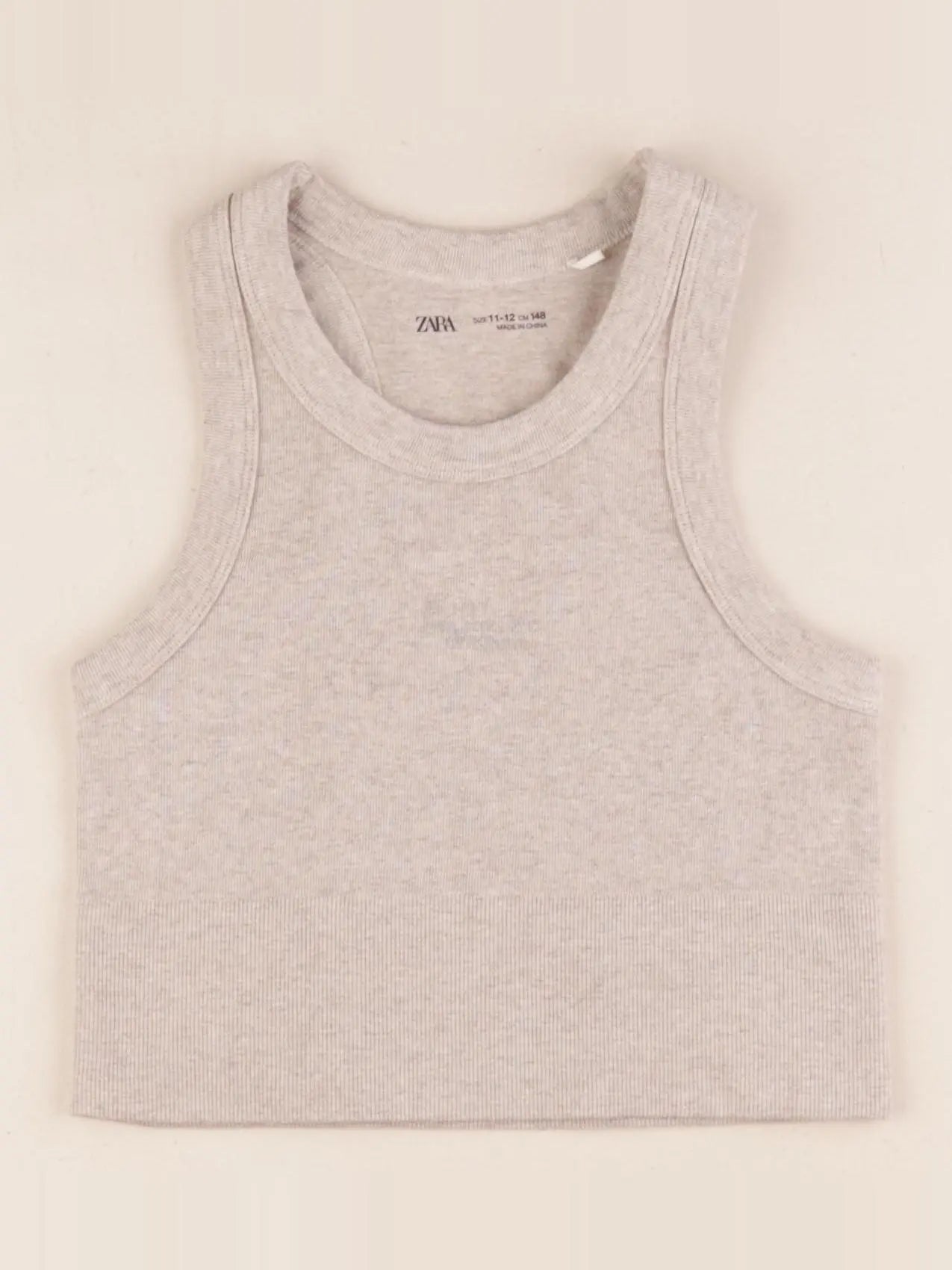 Zara - débardeur beige - 11/12 ans