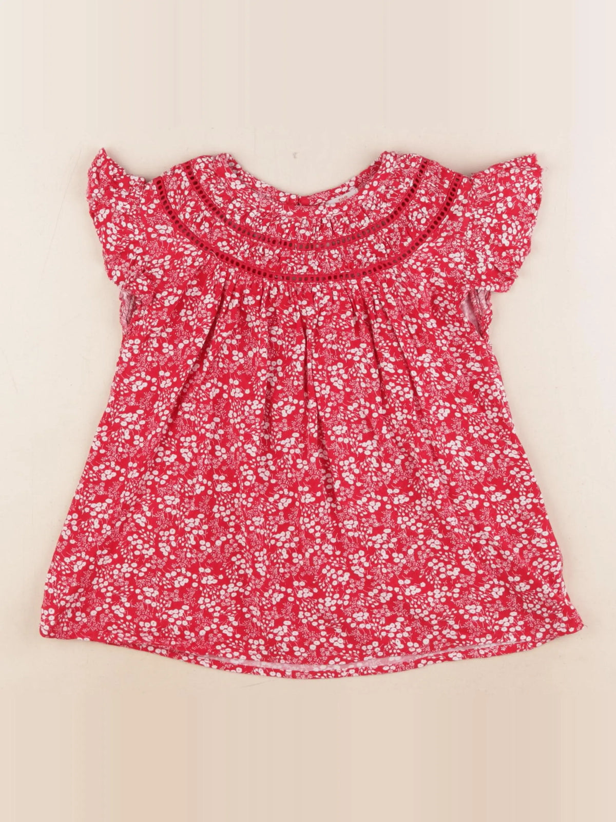 Tape à l'oeil - blouse rouge - 8 ans