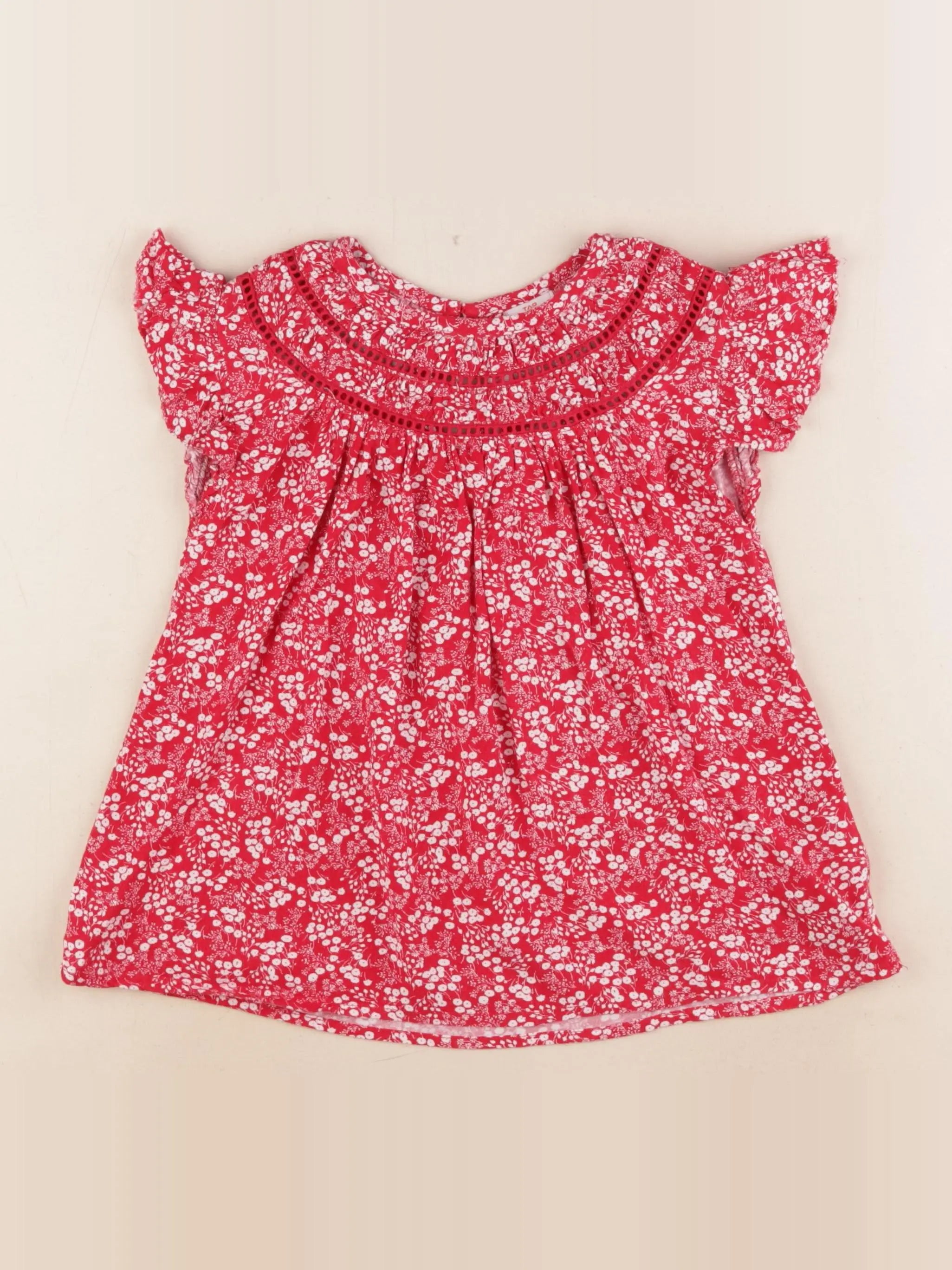Tape à l'oeil - blouse rouge - 8 ans