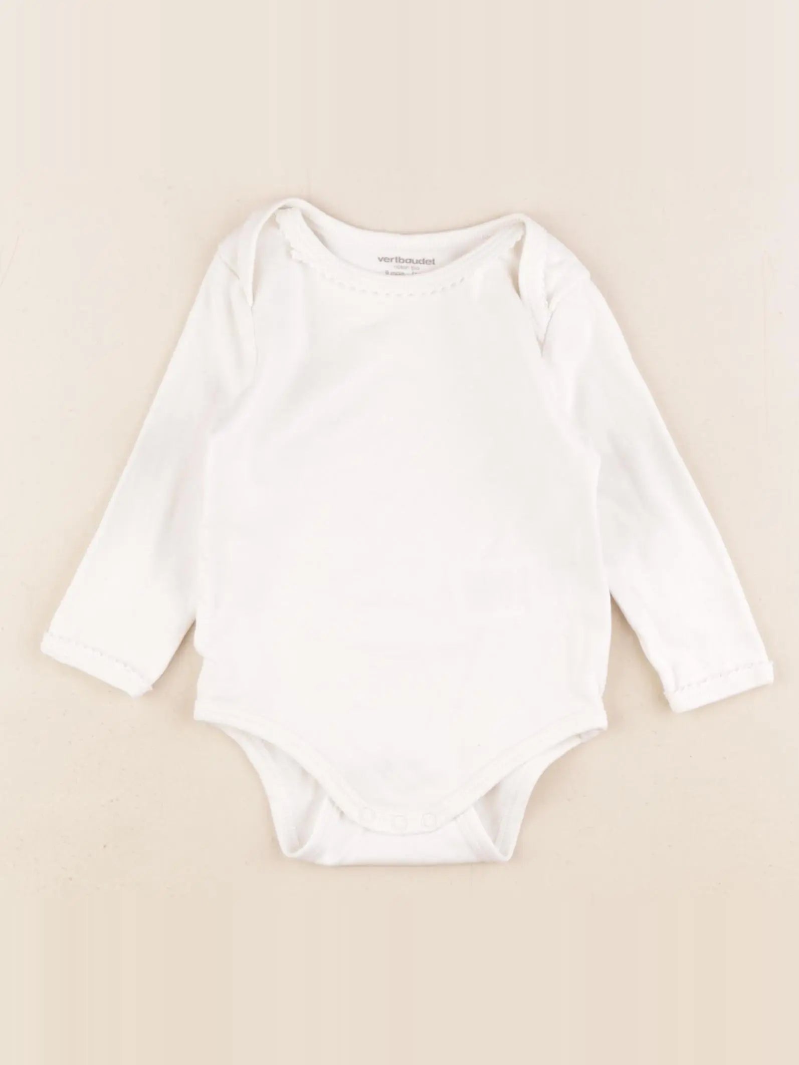 Vertbaudet - body blanc - 9 mois