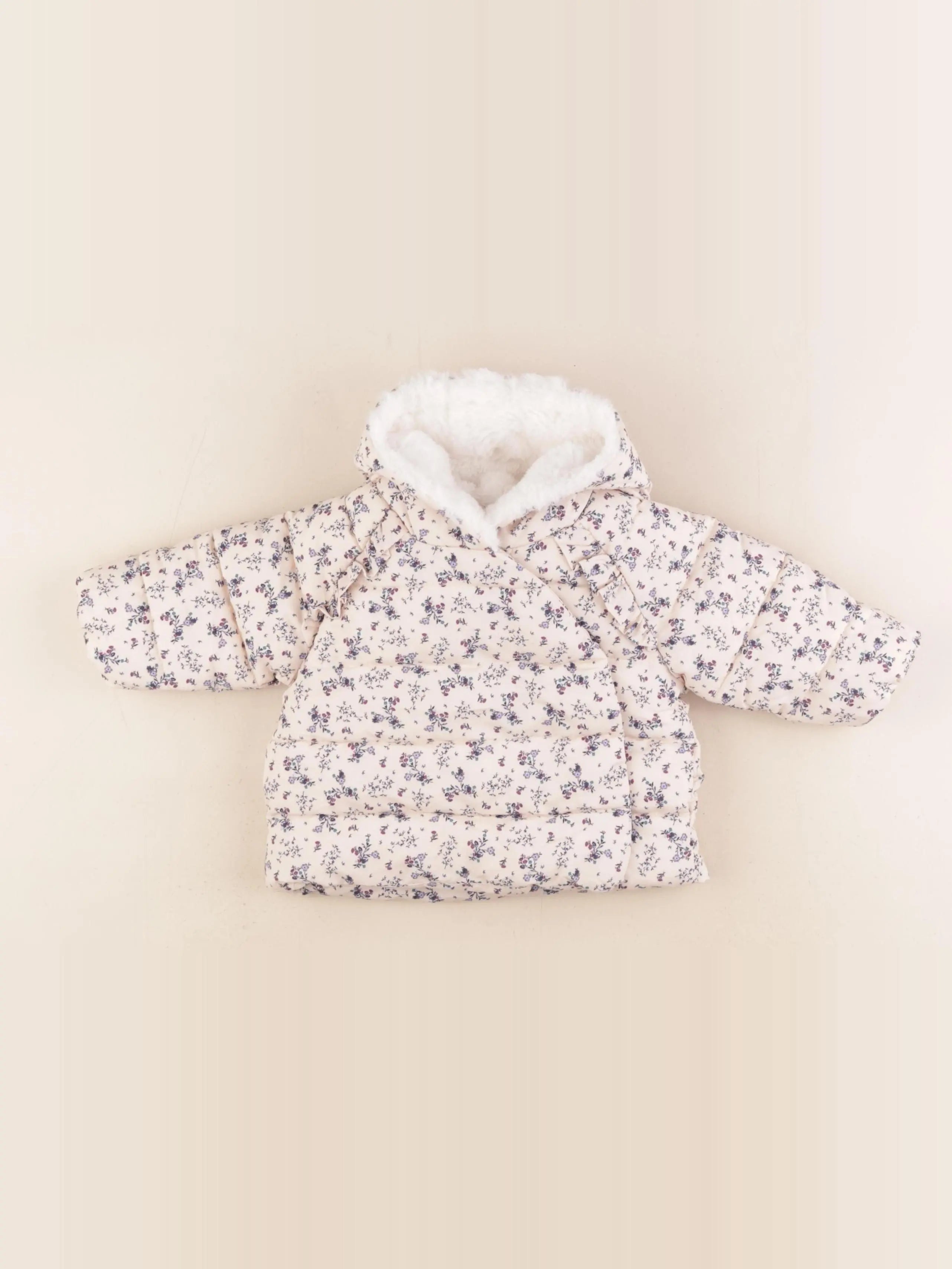 Vertbaudet - doudoune rose - 3 mois