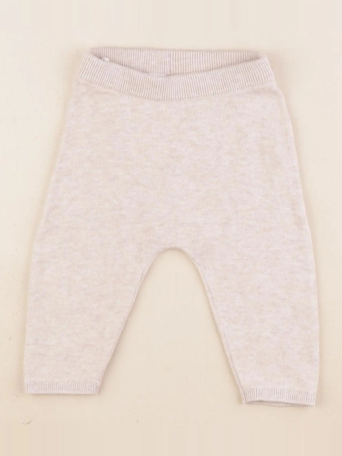 H&M - legging beige - 4/6 mois