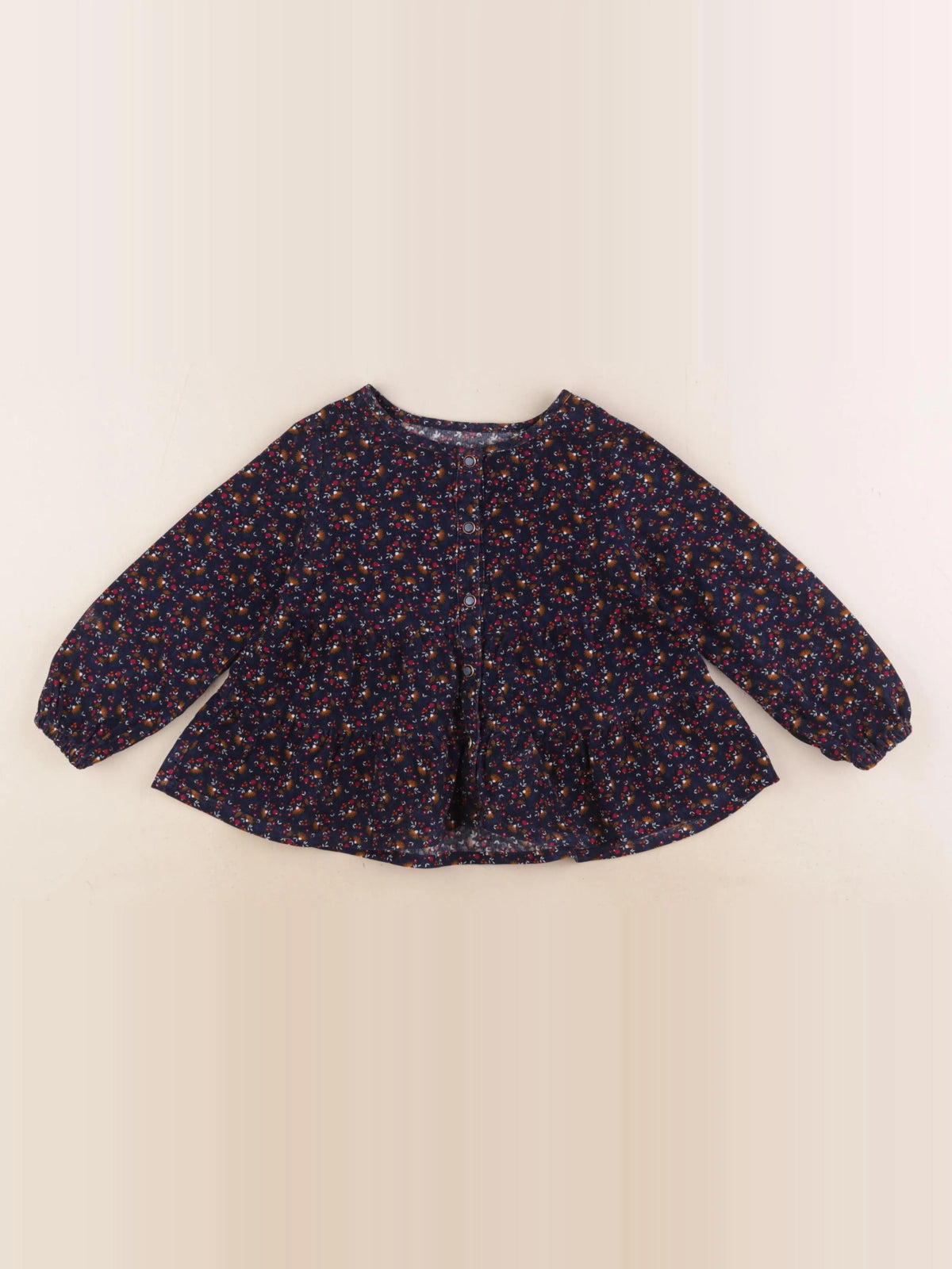 Okaidi - blouse bleu - 3 ans