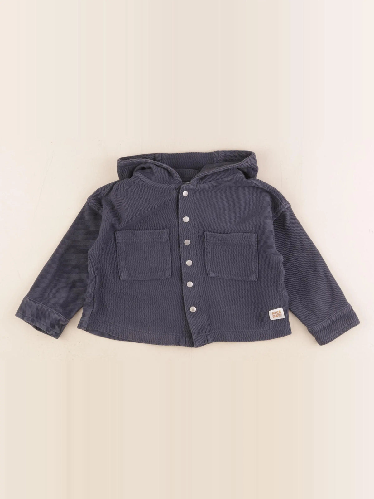 Vertbaudet - sur-chemise bleu - 18 mois