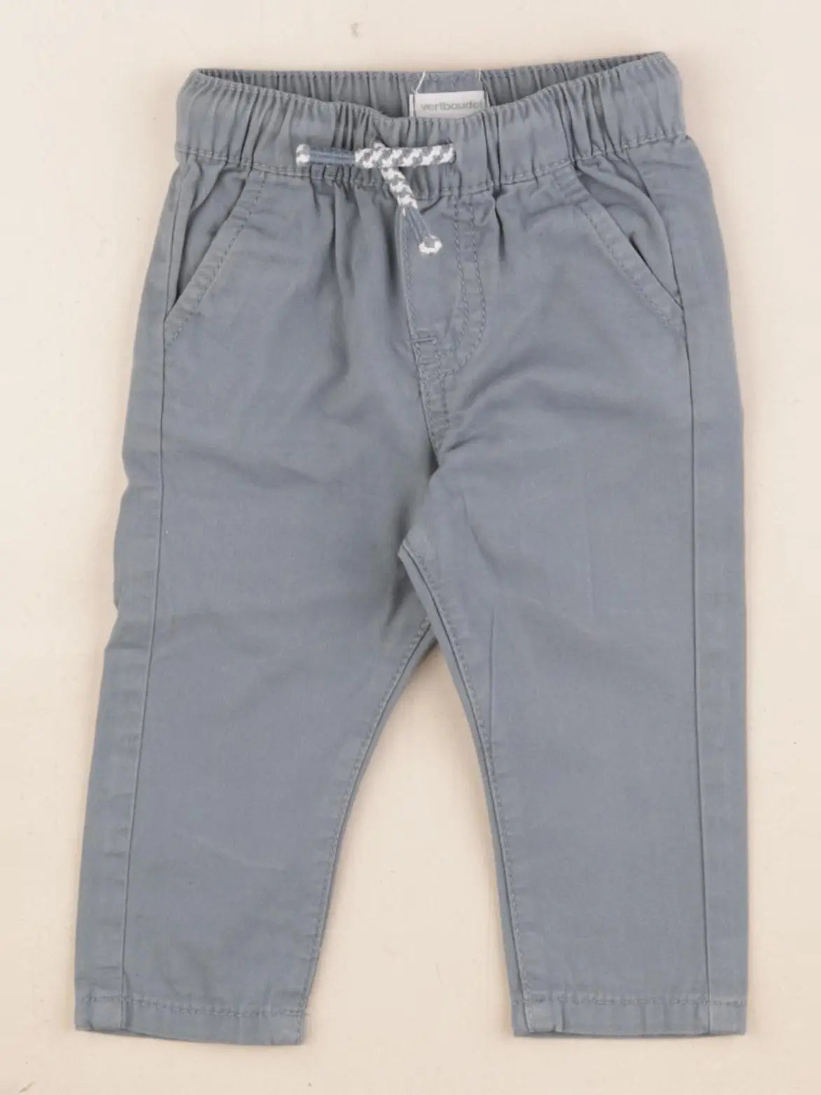 Vertbaudet - pantalon bleu - 3 mois