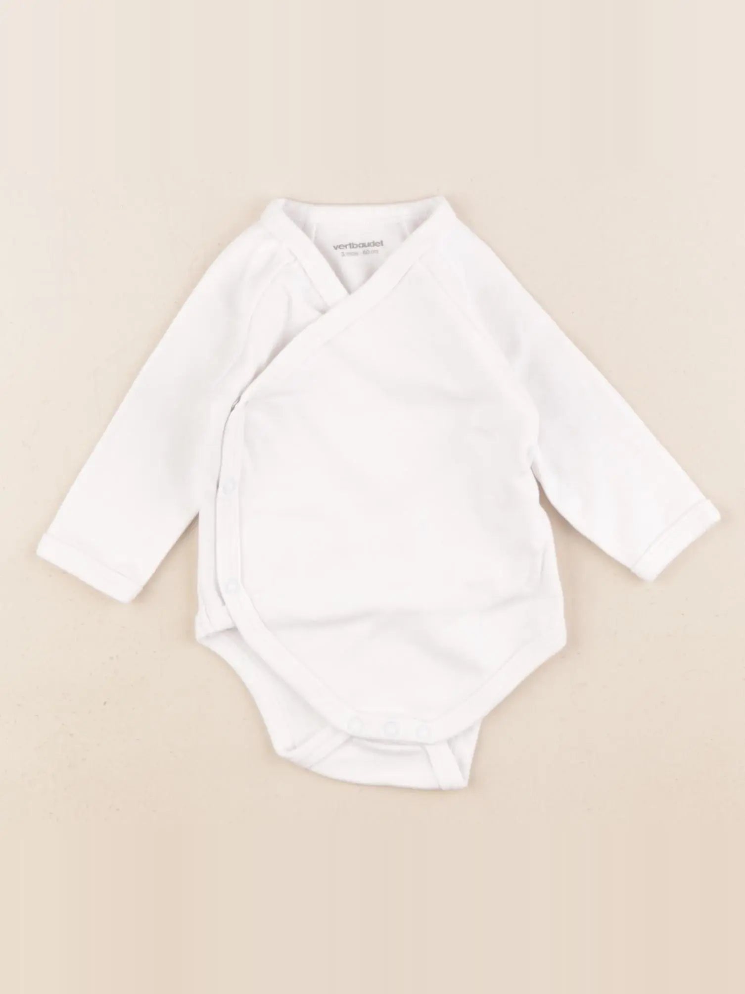 Vertbaudet - body blanc - 3 mois