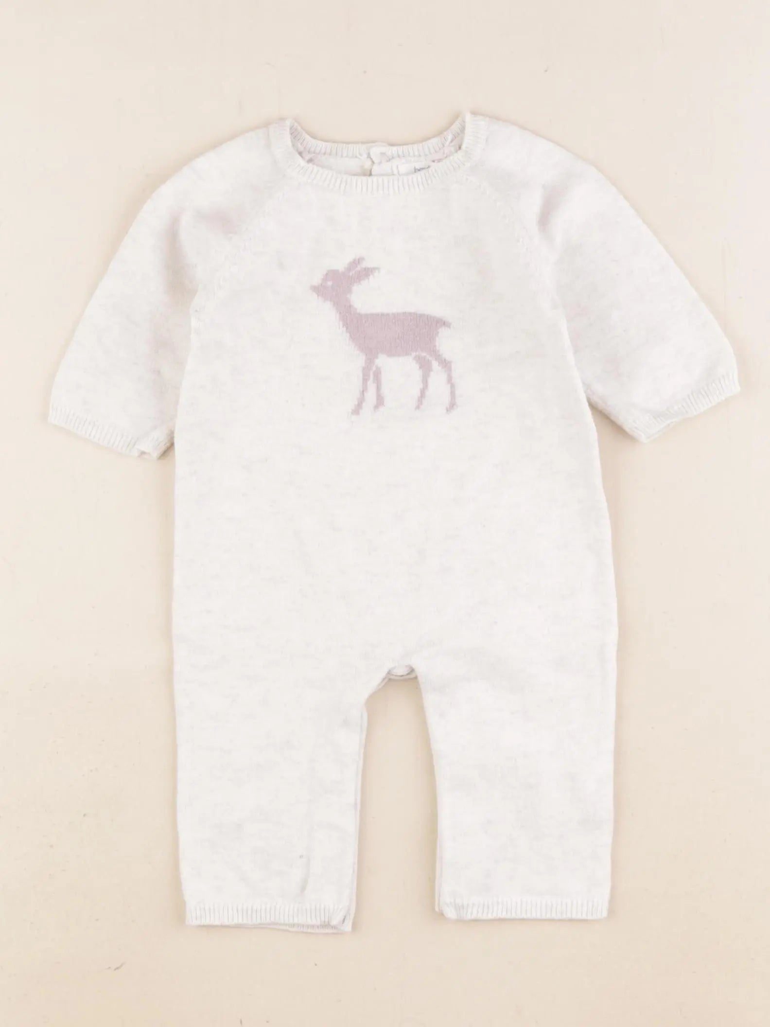 Boutchou - combinaison gris - 1 mois