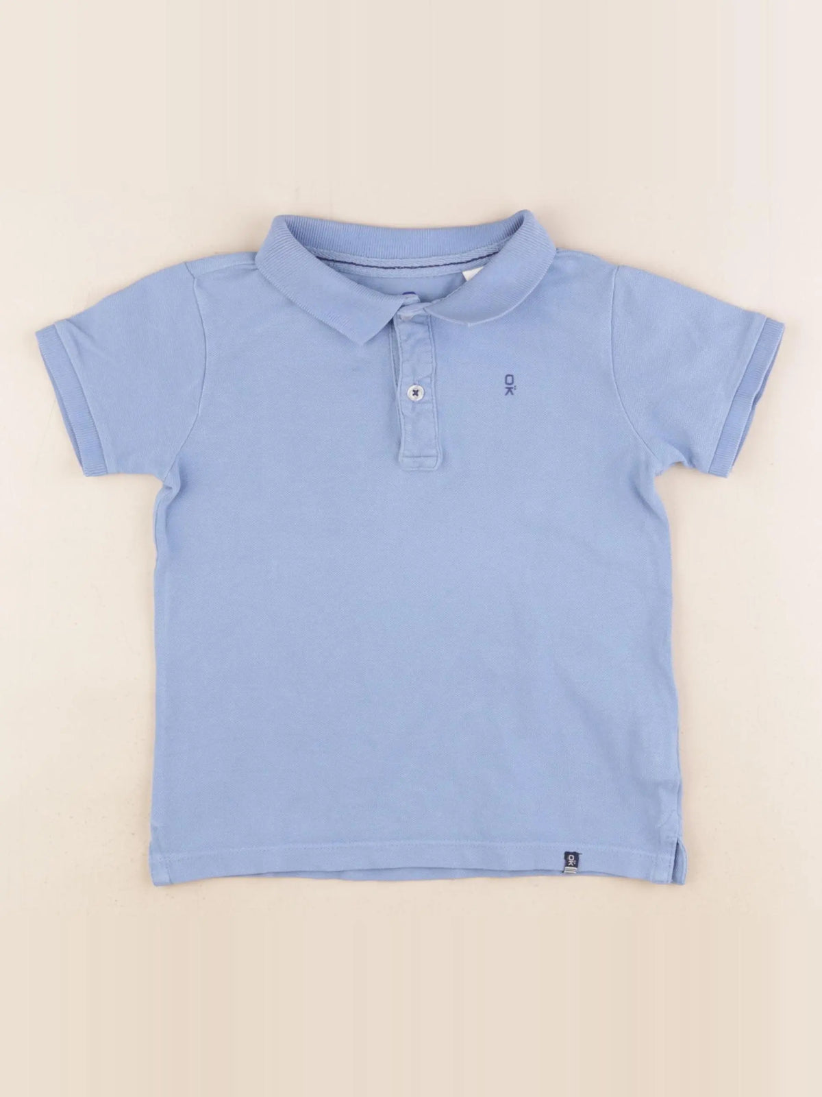 Okaidi - polo bleu - 5 ans
