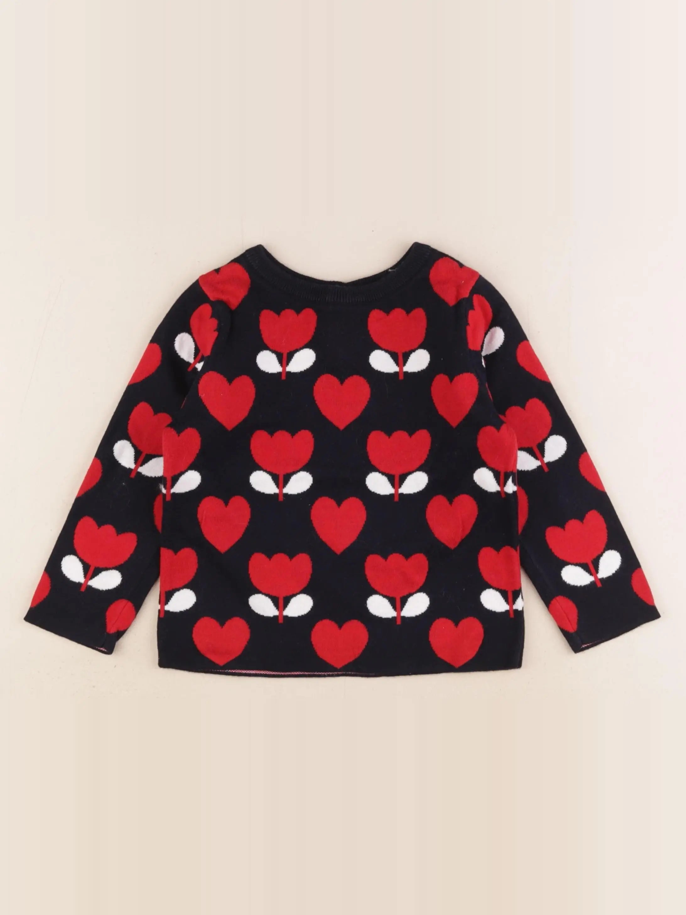 Jacadi - pull multicolore - 36 mois