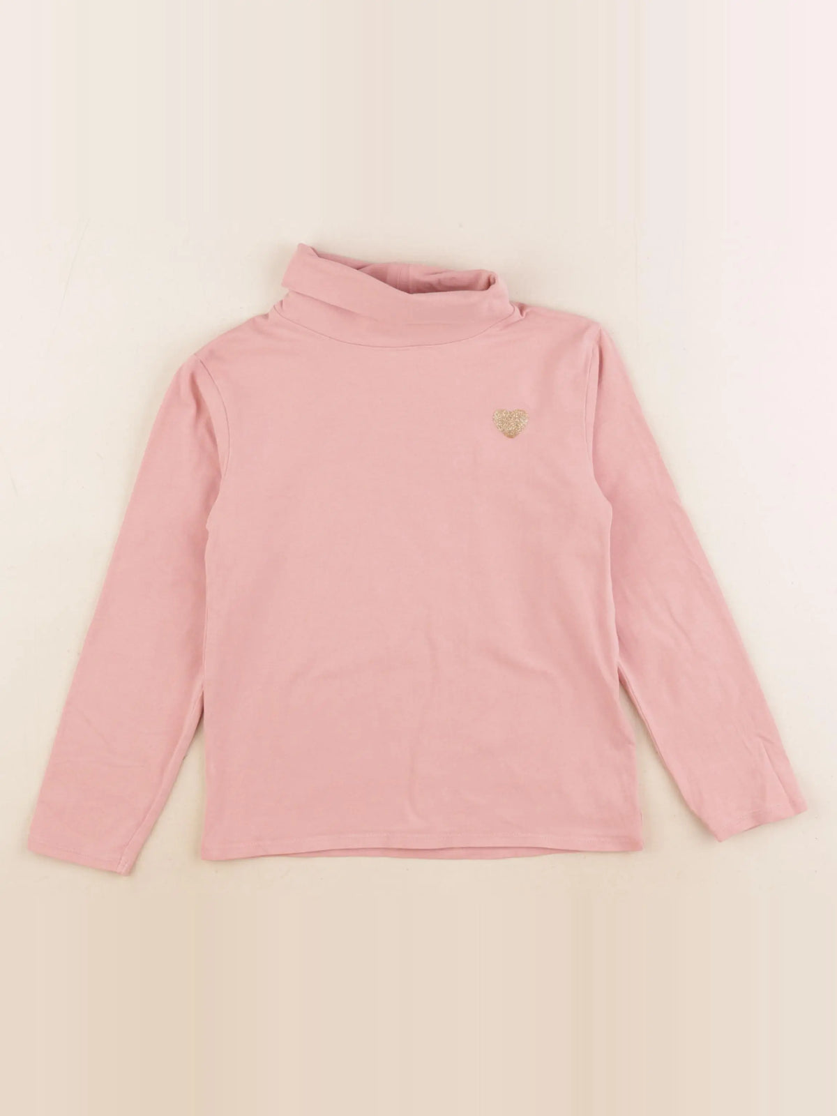Vertbaudet - sous-pull rose - 6 ans