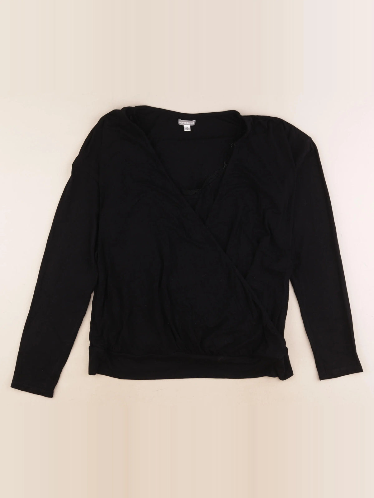 Vertbaudet - tee-shirt grossesse, allaitement noir - 38 à 40