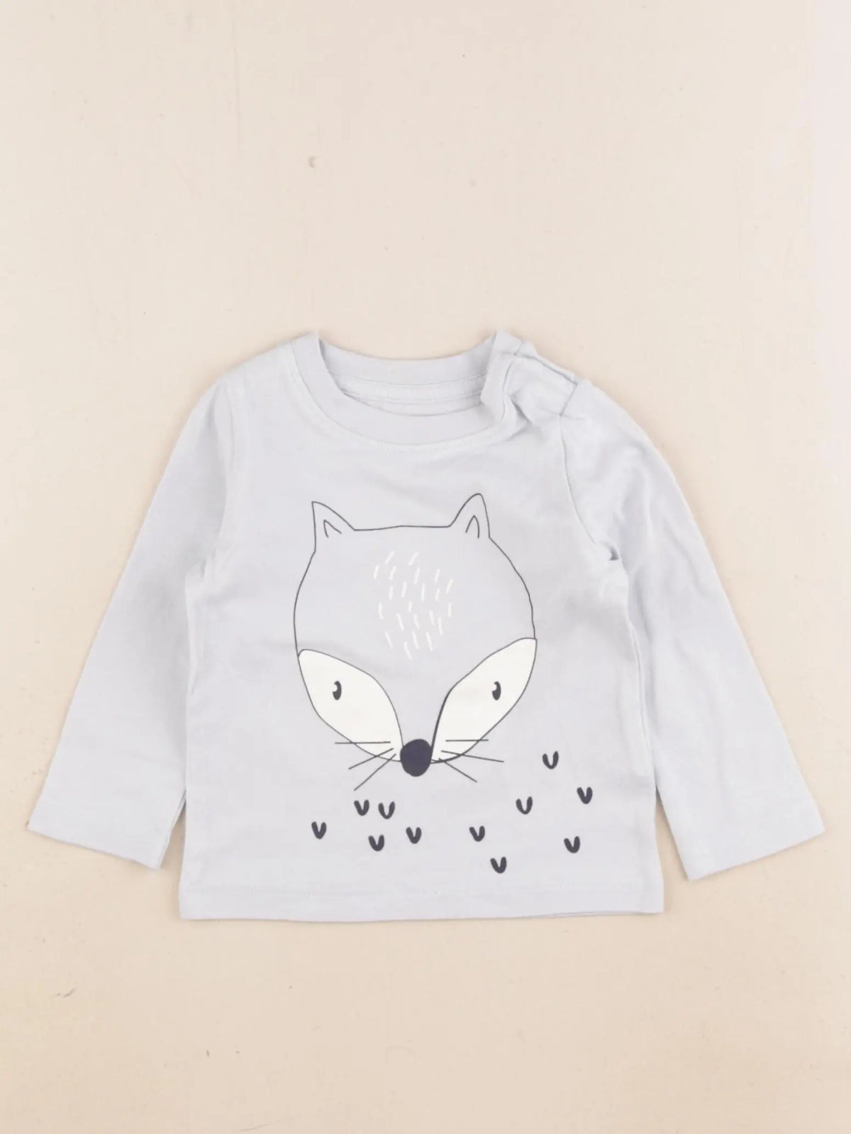 Vertbaudet - tee-shirt bleu - 3 mois