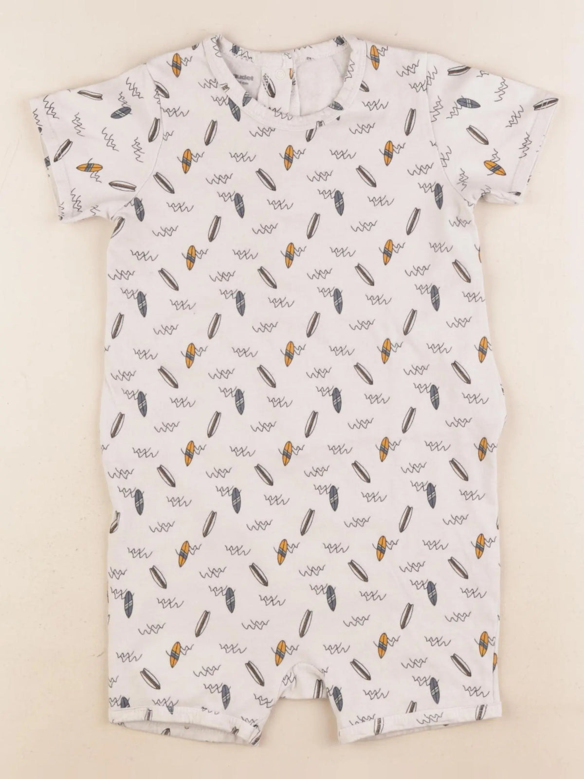 Vertbaudet - pyjama coton beige - 3 ans