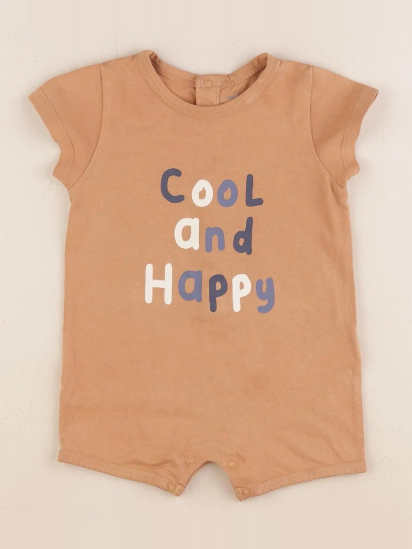 Vertbaudet - pyjama coton marron - 9 mois