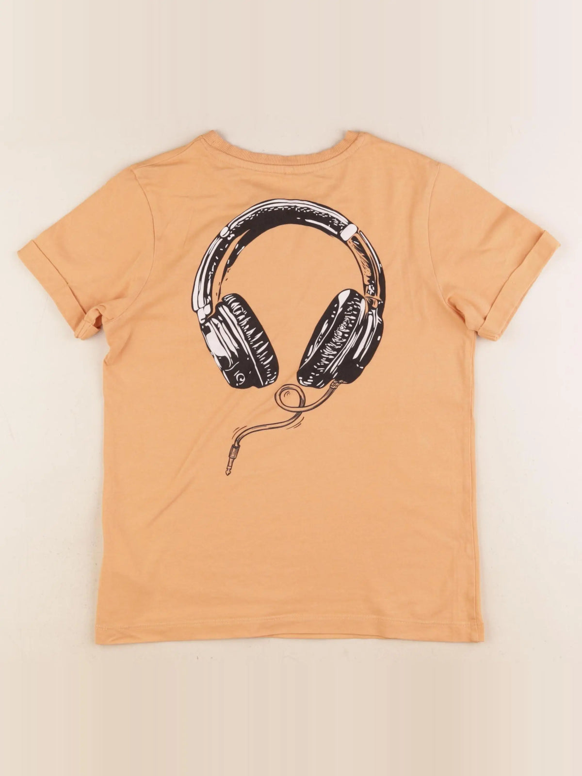 Name it - tee-shirt imprimé au dos orange - 9/10 ans