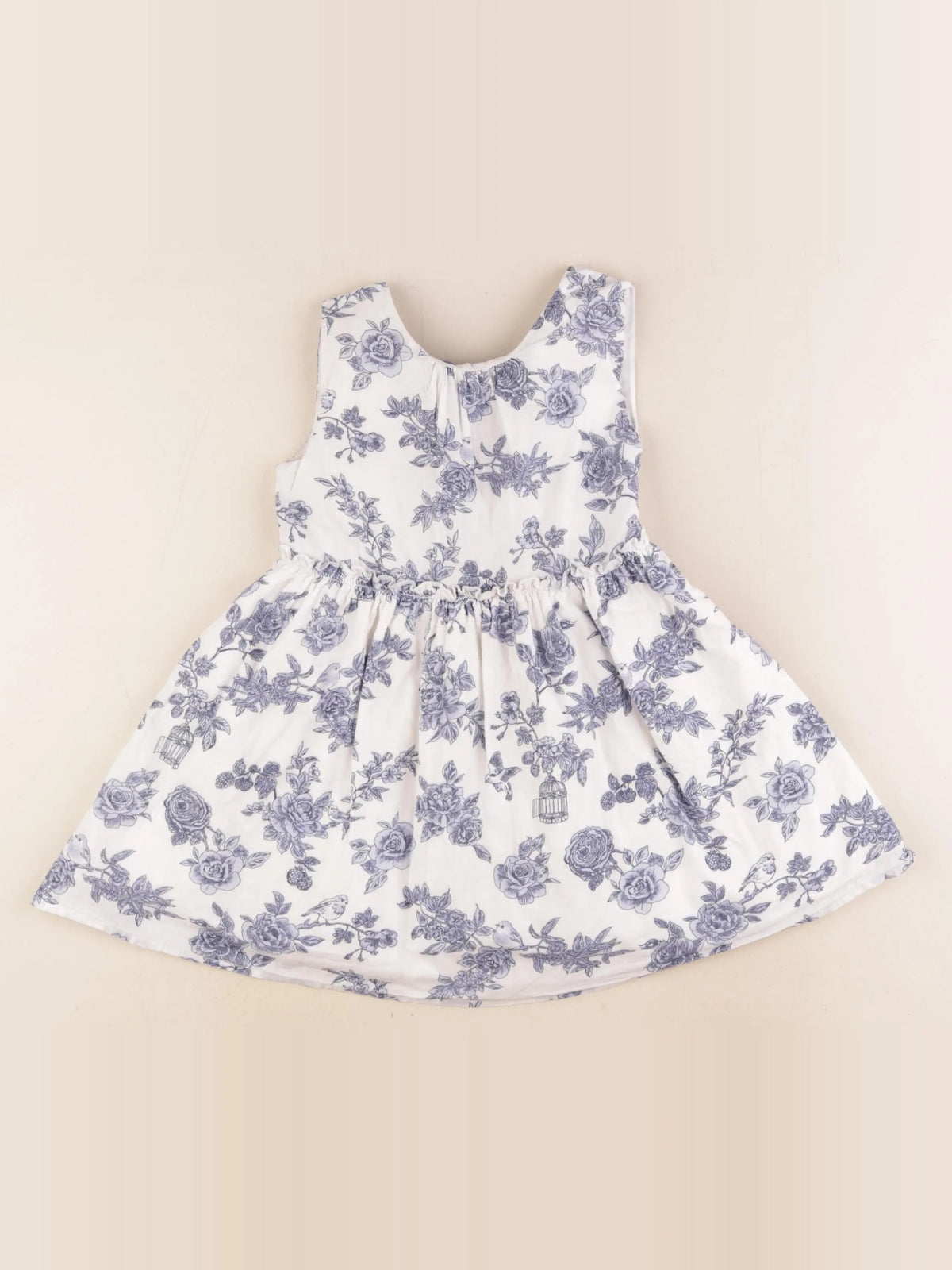 Vertbaudet - robe blanc - 4 ans
