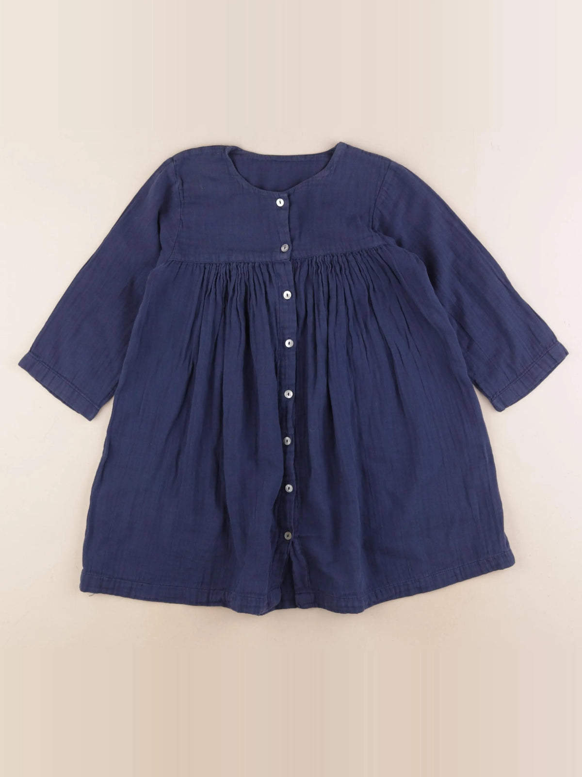 Poudre Organic - robe bleu - 6 ans