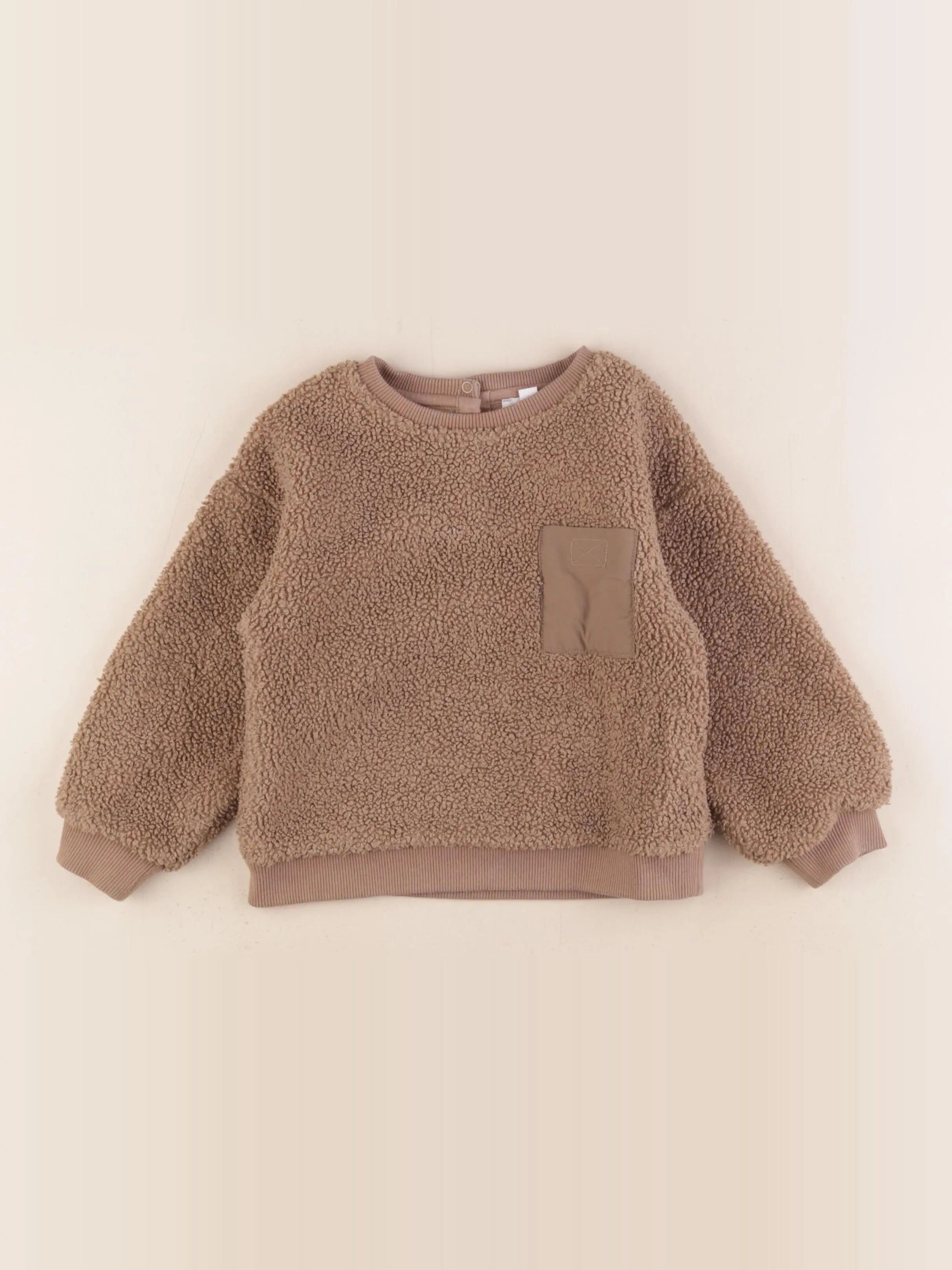 Vertbaudet - sweat marron - 3 ans