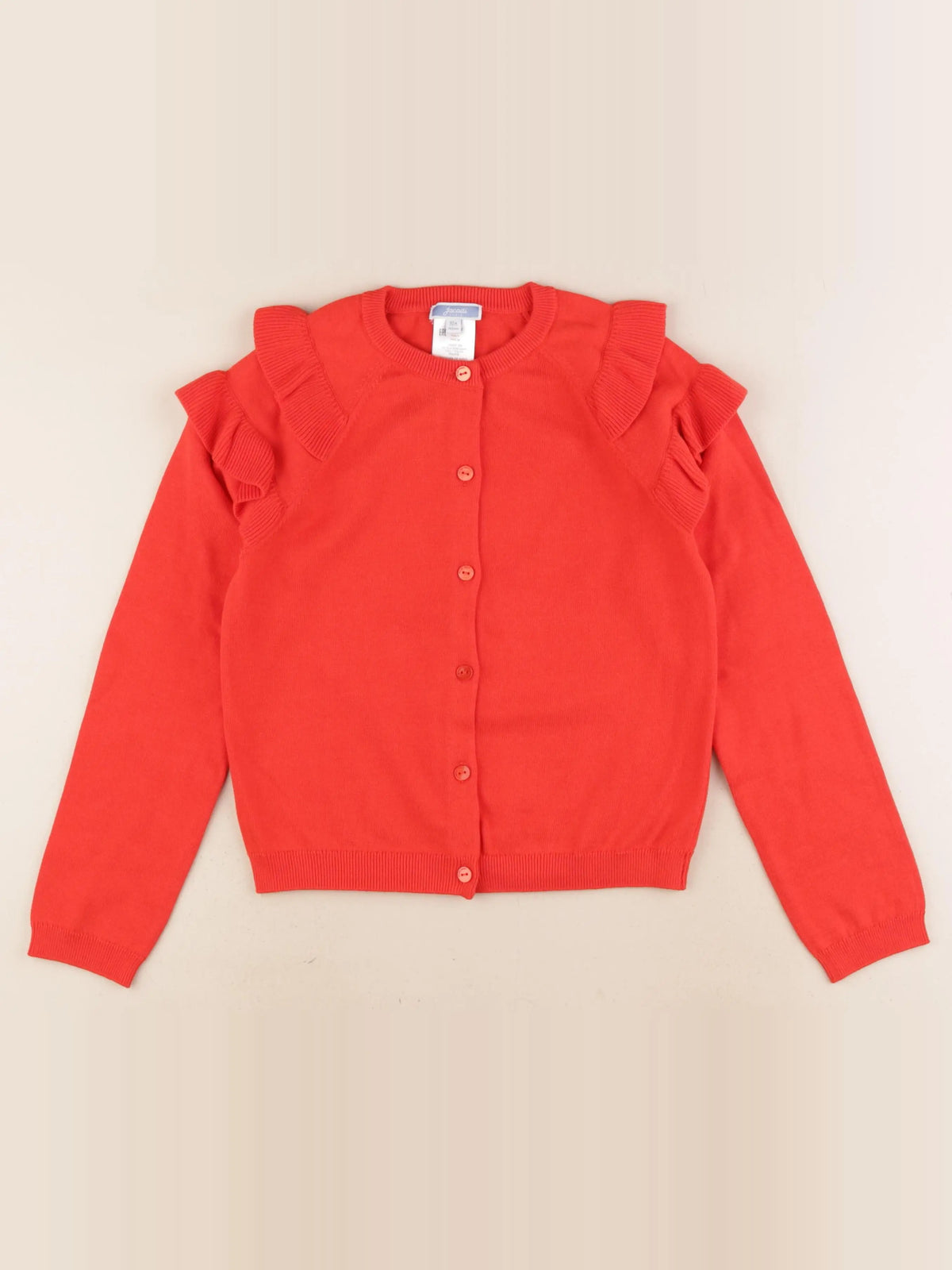 Jacadi - gilet rouge - 10 ans
