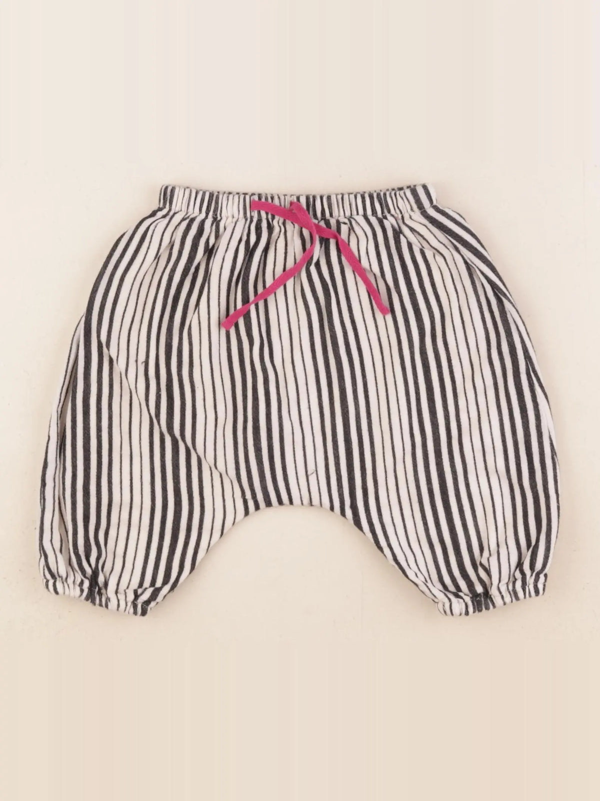 Boutchou - sarouel beige, noir - 3 mois