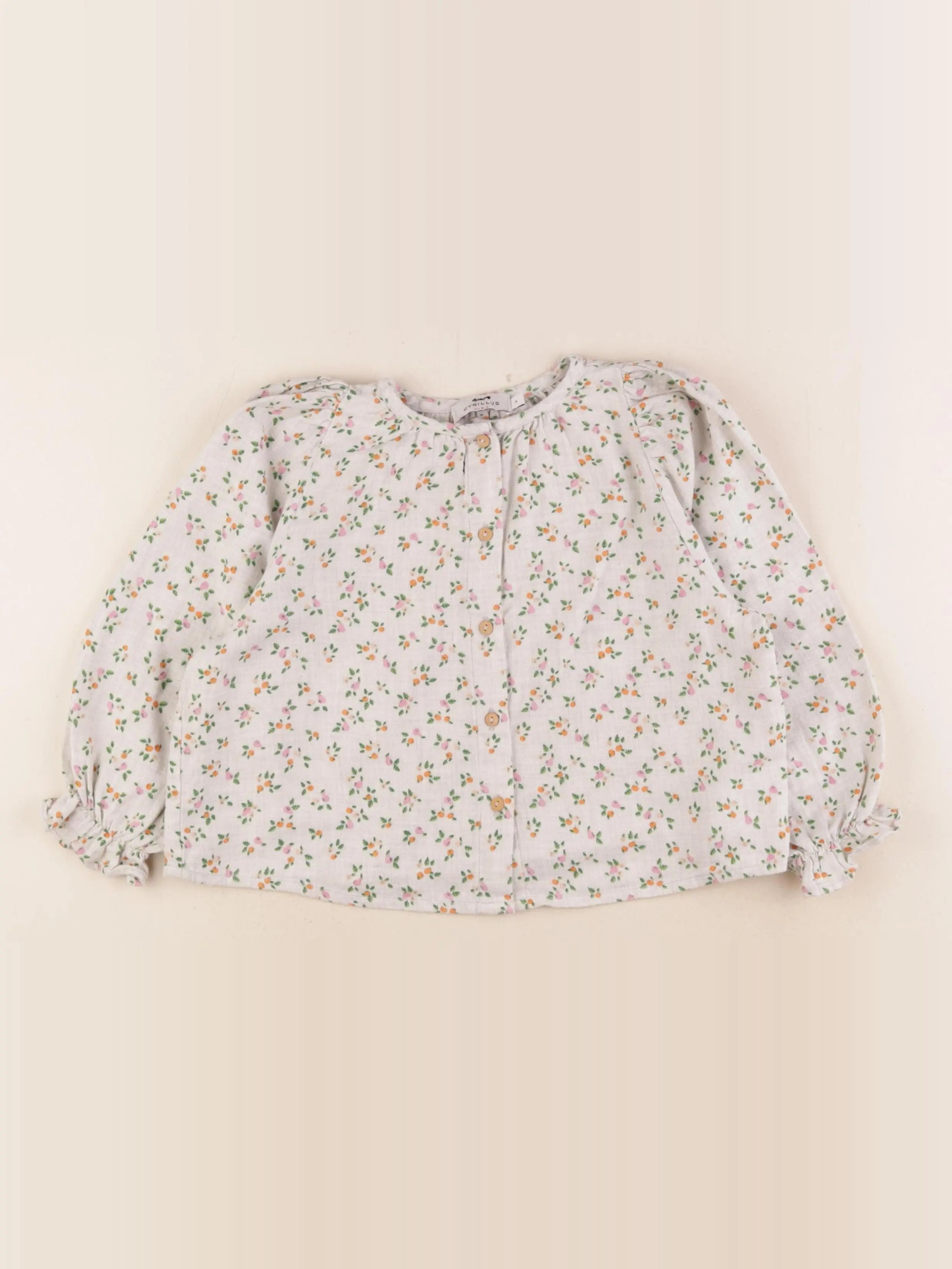Cyrillus - blouse multicolore - 3 ans